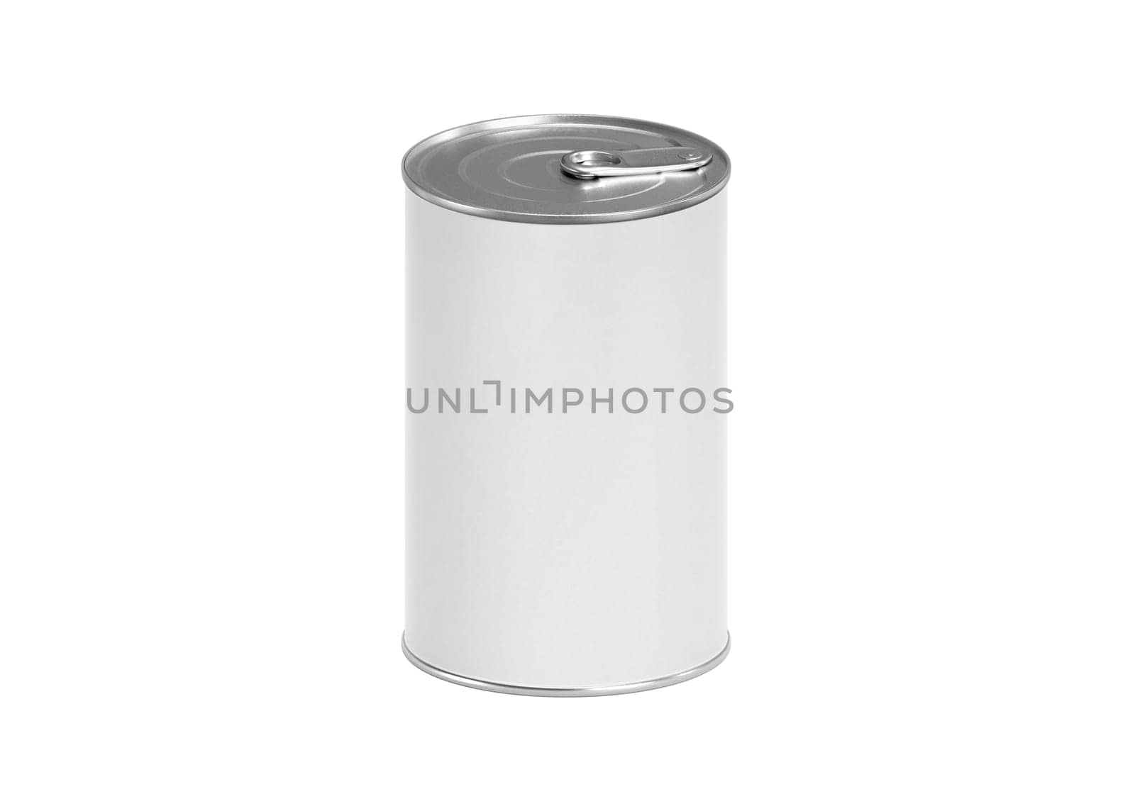 Food Can With Blank Label
