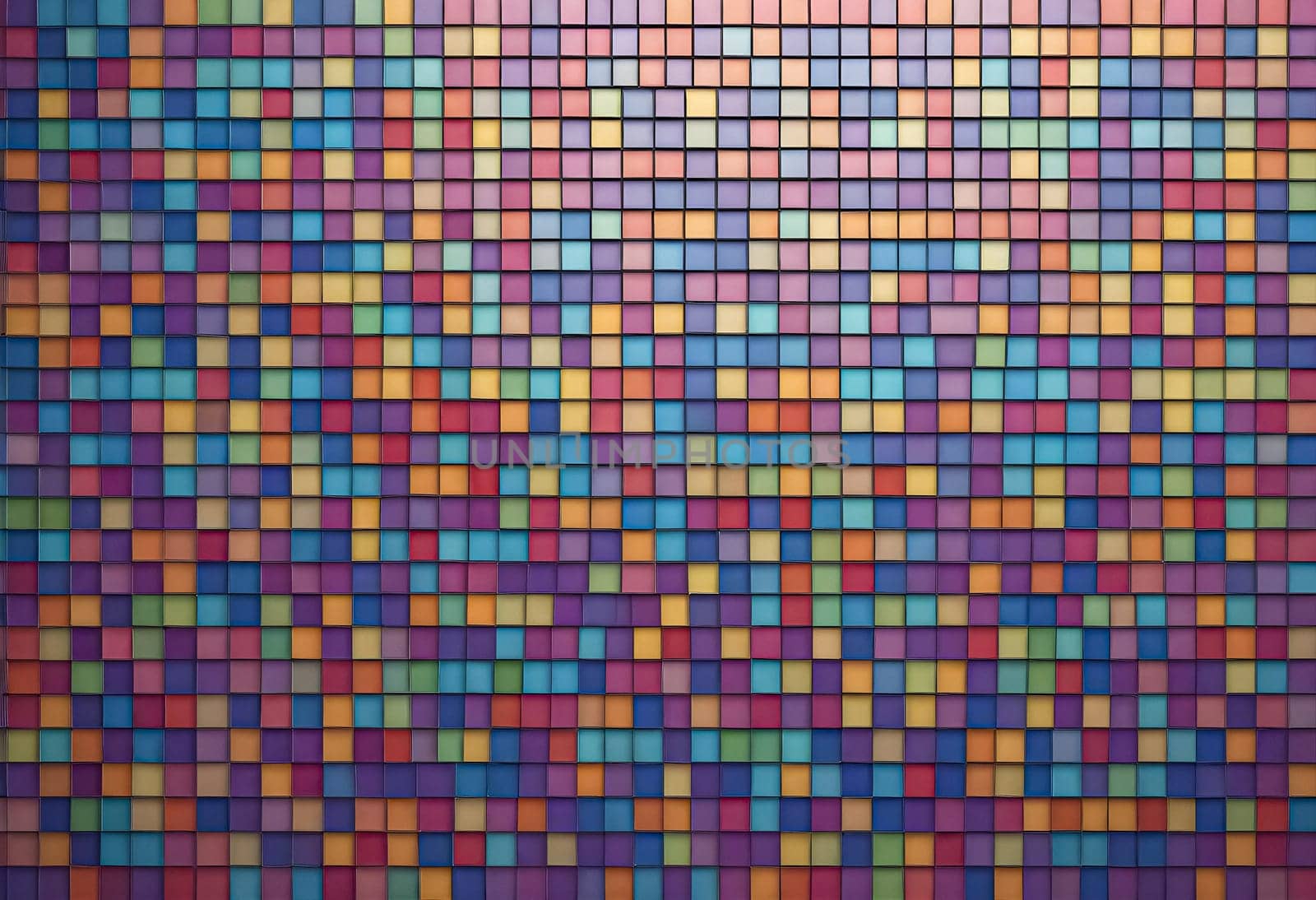AI generated of a colorful wall background in the art gallery