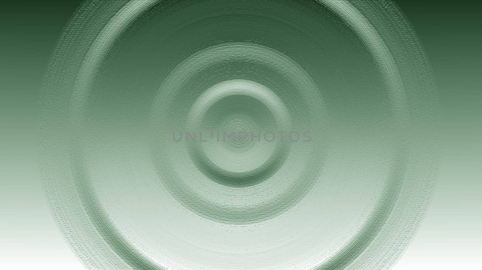A pattern of round large and small rings with a texture and grain of green tone