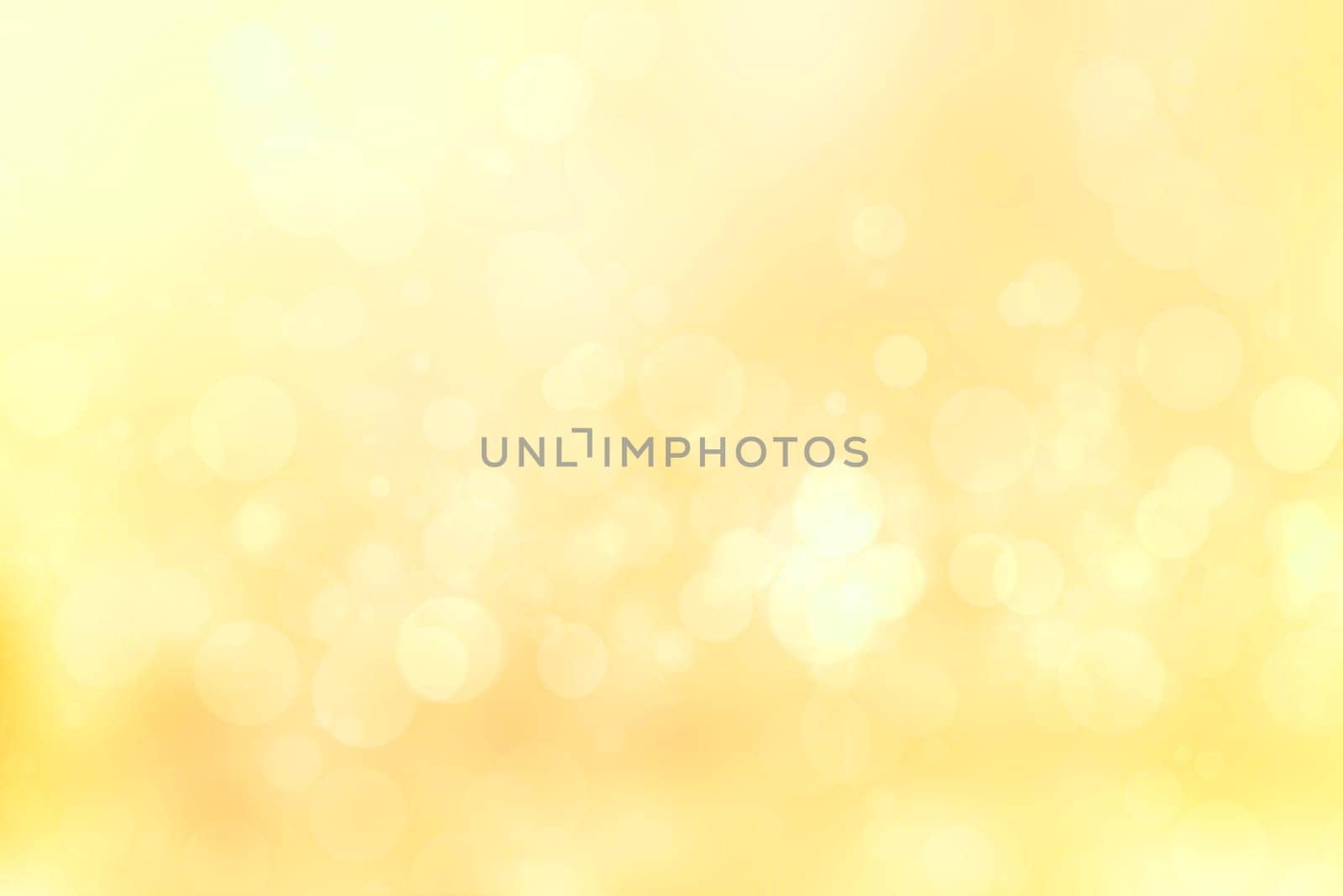 Abstract blurred fresh vivid spring summer light delicate pastel yellow white bokeh background texture with bright circular soft color lights. Beautiful backdrop illustration.