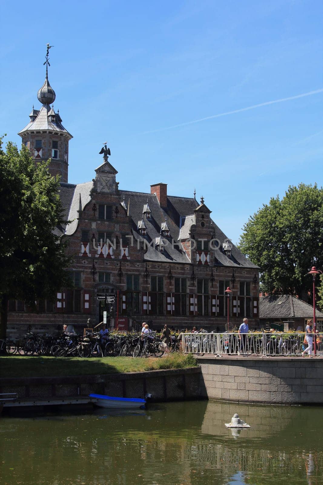 Middelburg, Netherlands July 04, 2019: is a city and municipality in the south-western Netherlands serving as the capital of the province of Zeeland.