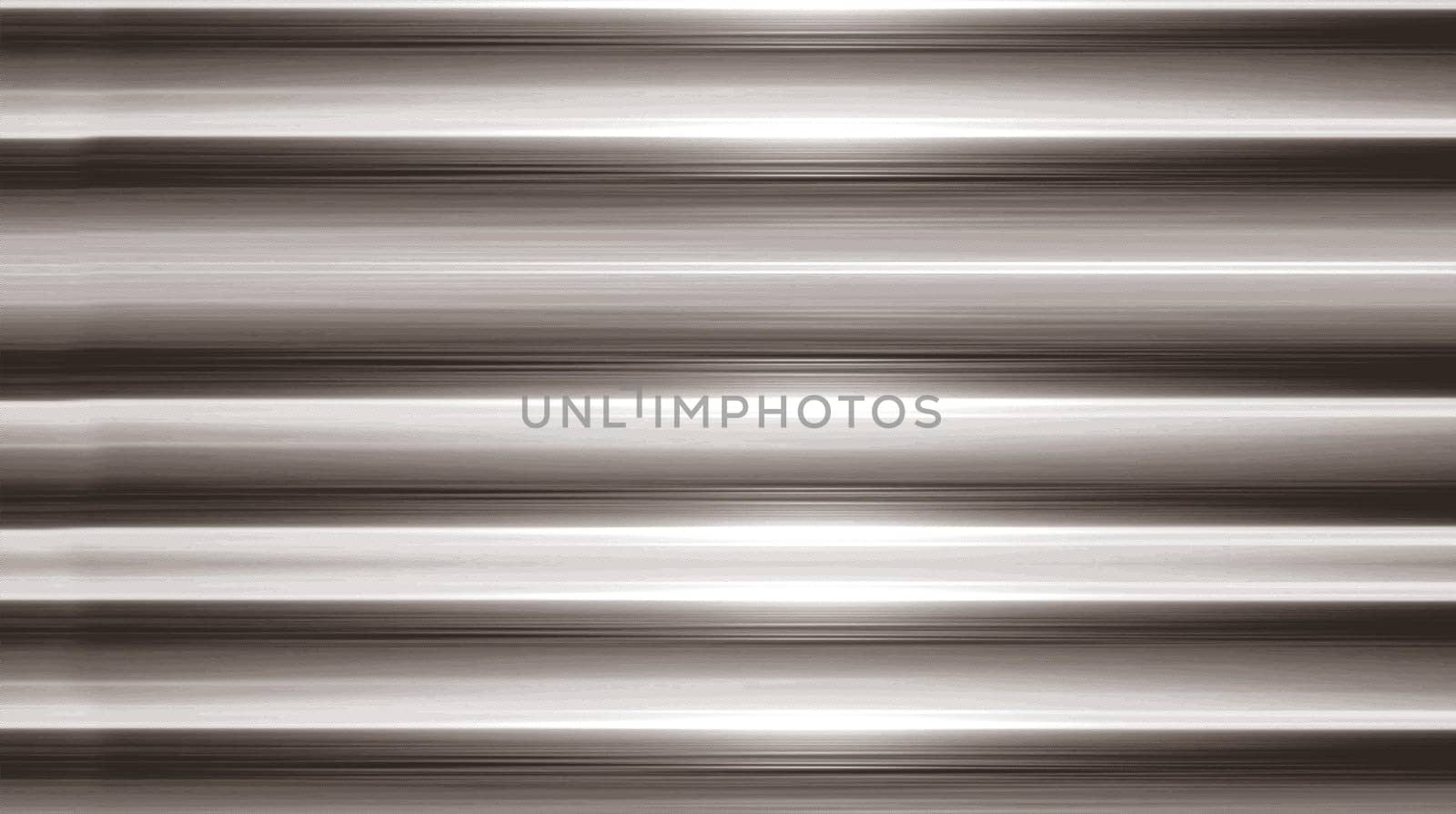 Background image of horizontal stripes of silver color with metallic luster