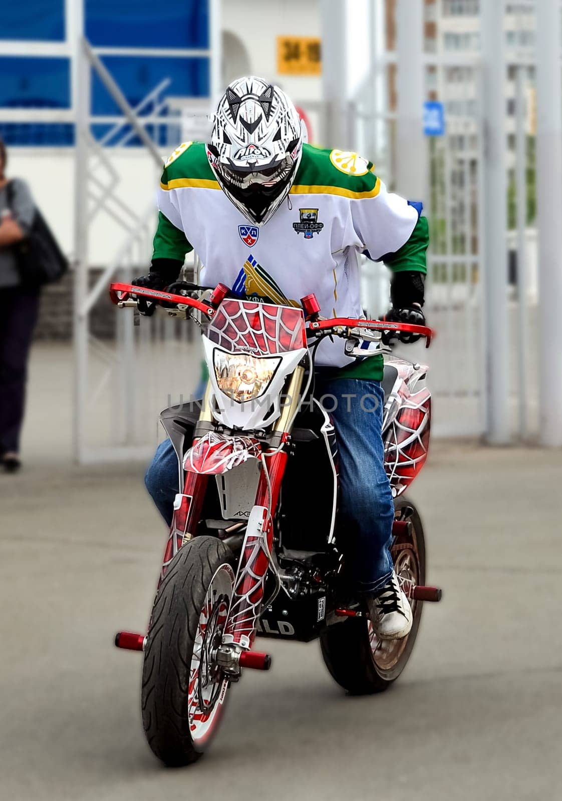 Russia, Volgodonsk - June 02, 2015 Motorcycle Racing Rally cross-country