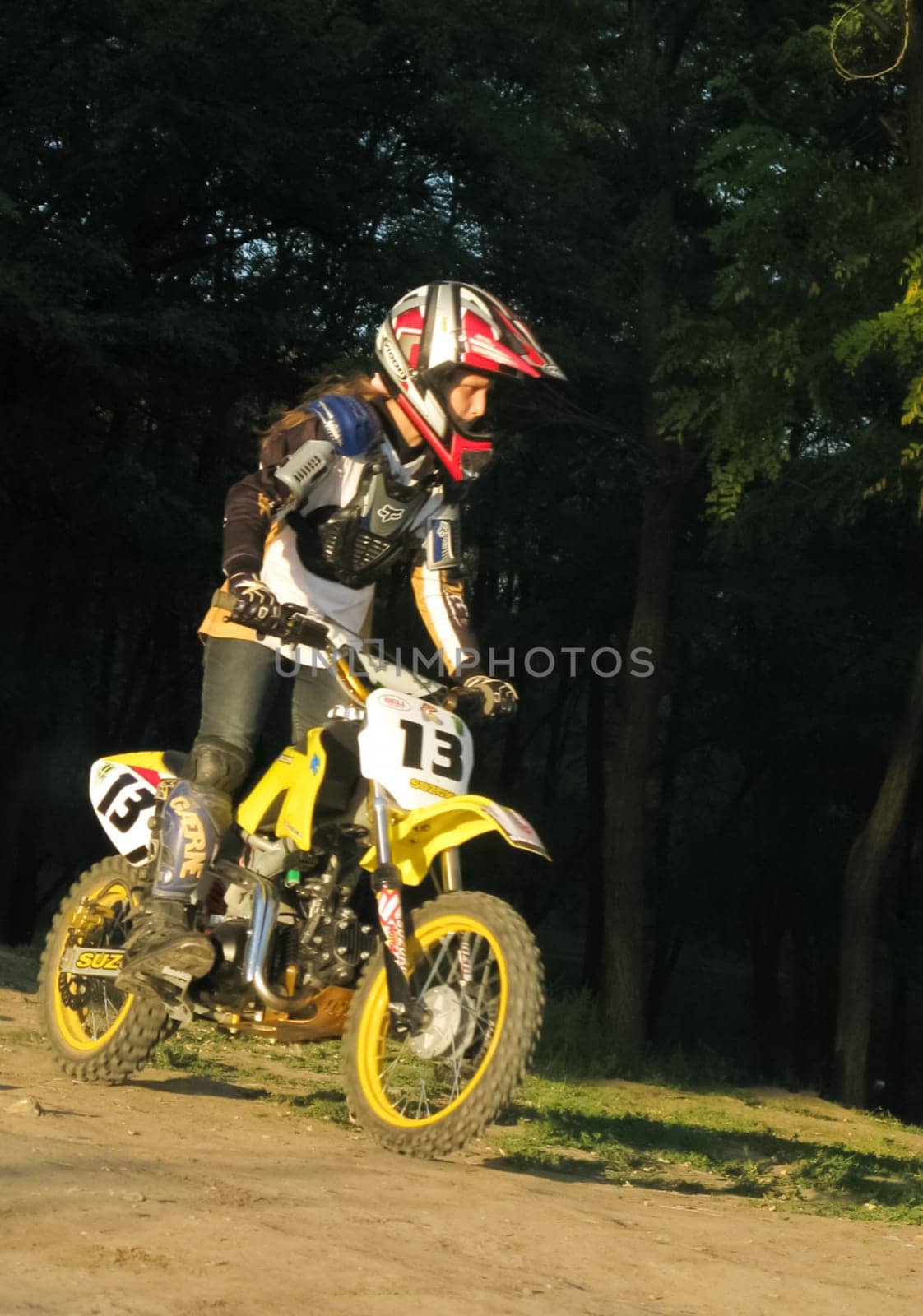 Russia, Volgodonsk - June 02, 2015 Motorcycle Racing Rally cross-country