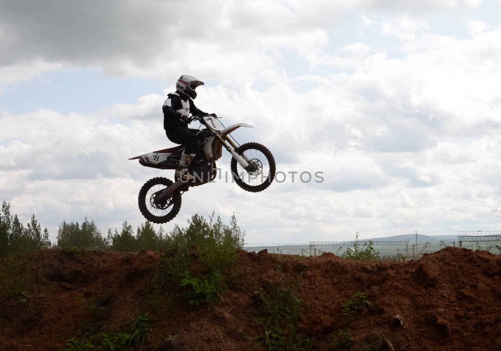 Russia, Volgodonsk - June 02, 2015 Motorcycle Racing Rally cross-country