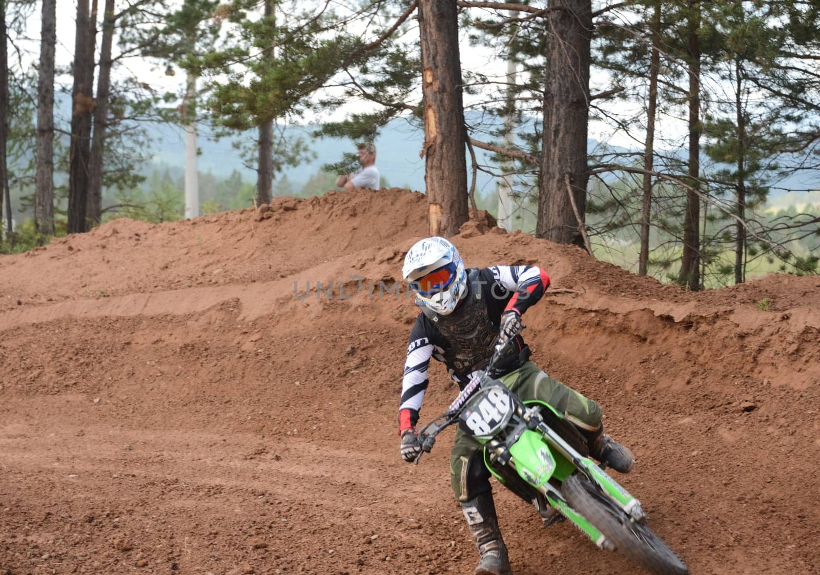 Russia, Volgodonsk - June 02, 2015 Motorcycle Racing Rally cross-country