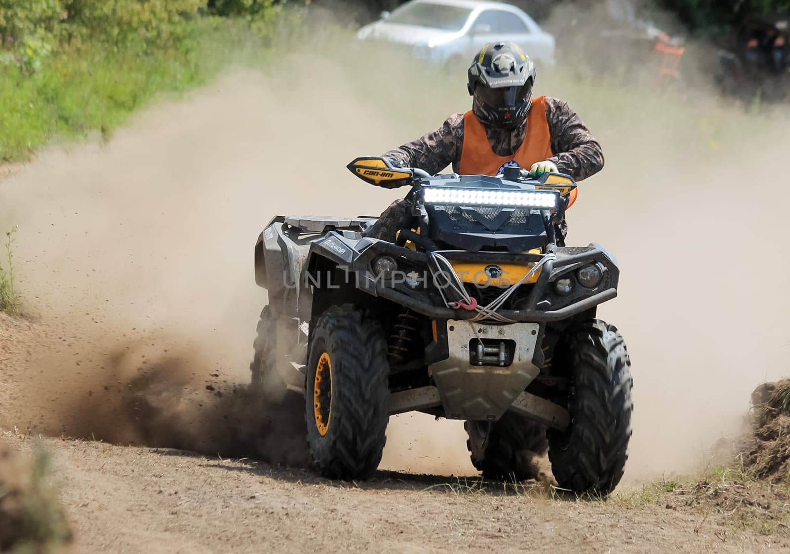 Russia, Volgodonsk - June 02, 2015 Racing ATV Rally cross-country