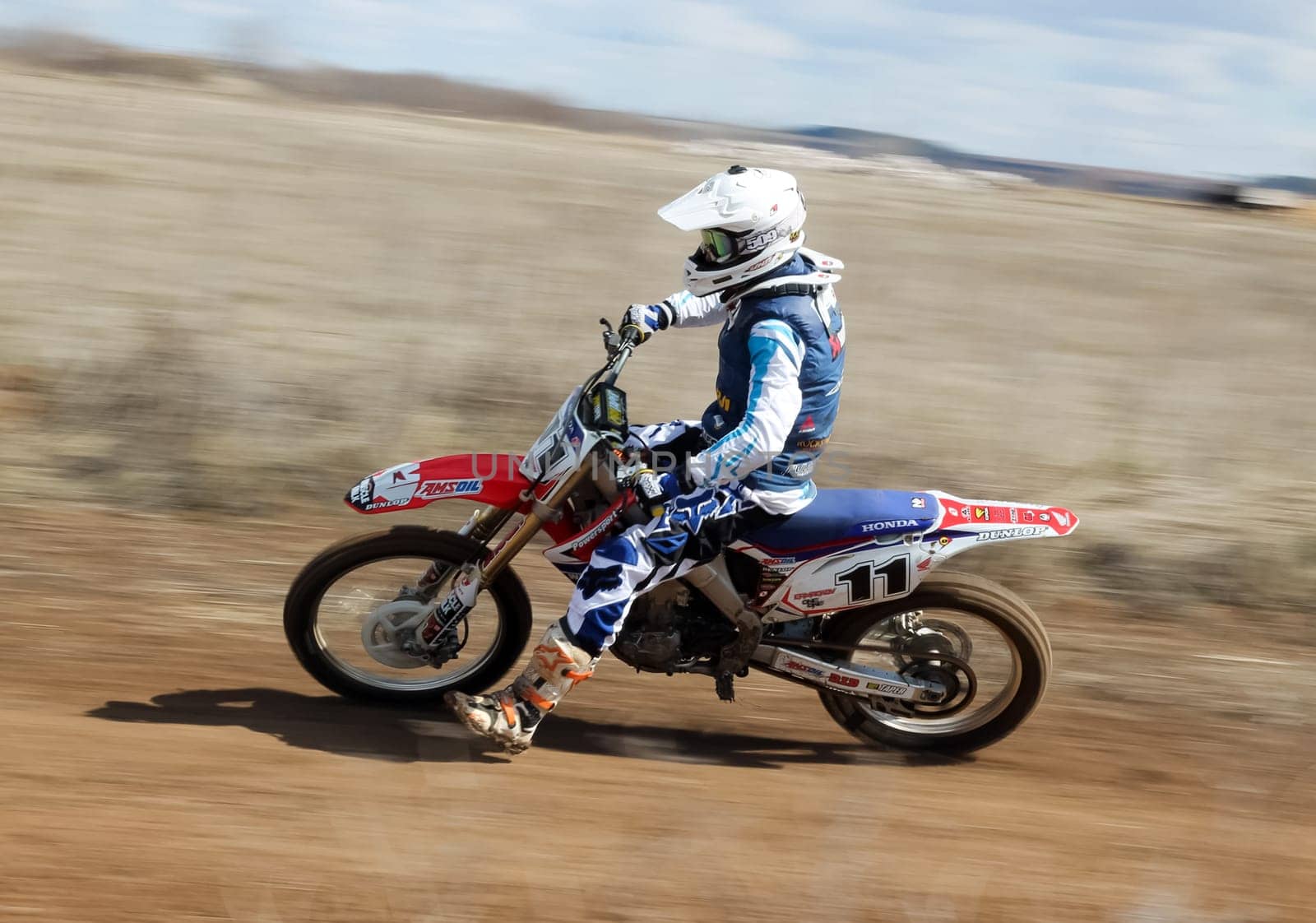 Russia, Volgodonsk - June 02, 2015 Motorcycle Racing Rally cross-country