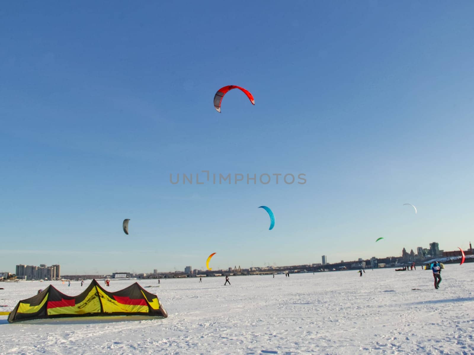 Russia, Volgodonsk - may 19, 2015: Parachuting Skydiving sport for the brave