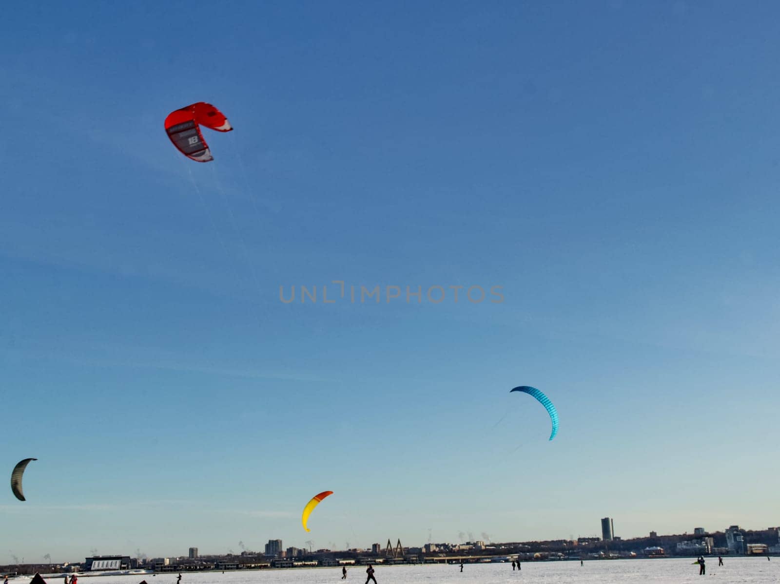 Russia, Volgodonsk - may 19, 2015: Parachuting Skydiving sport for the brave