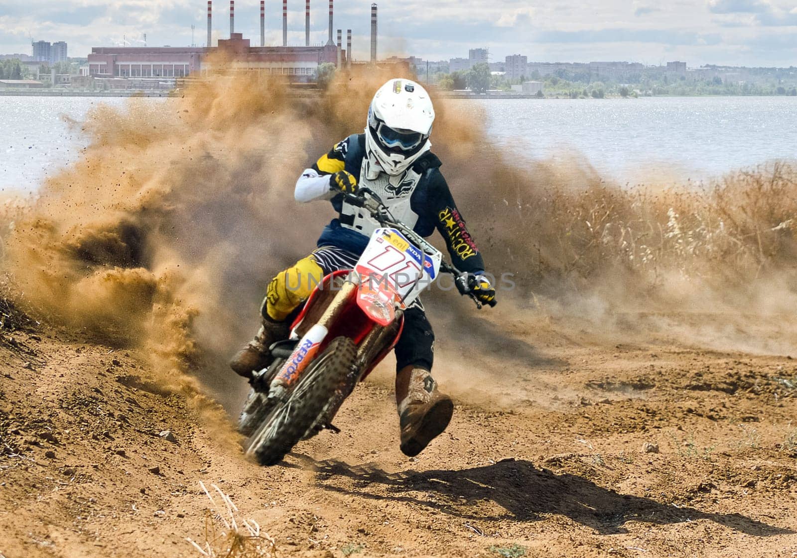 Russia, Volgodonsk - June 02, 2015 Motorcycle Racing Rally cross-country