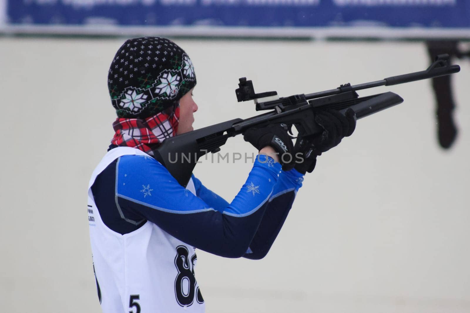 Russia, Volgodonsk - dec 30 2015 Biathlon competitions