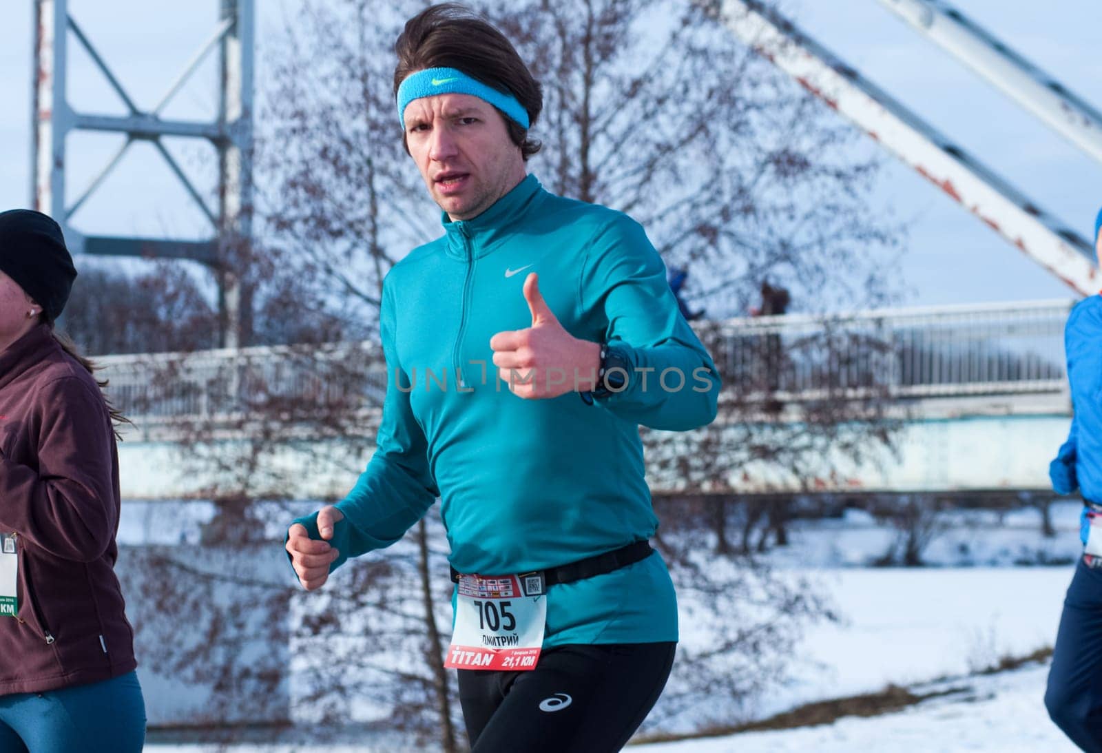 Russia, Volgodonsk - June 14, 2015 Run Sport for All