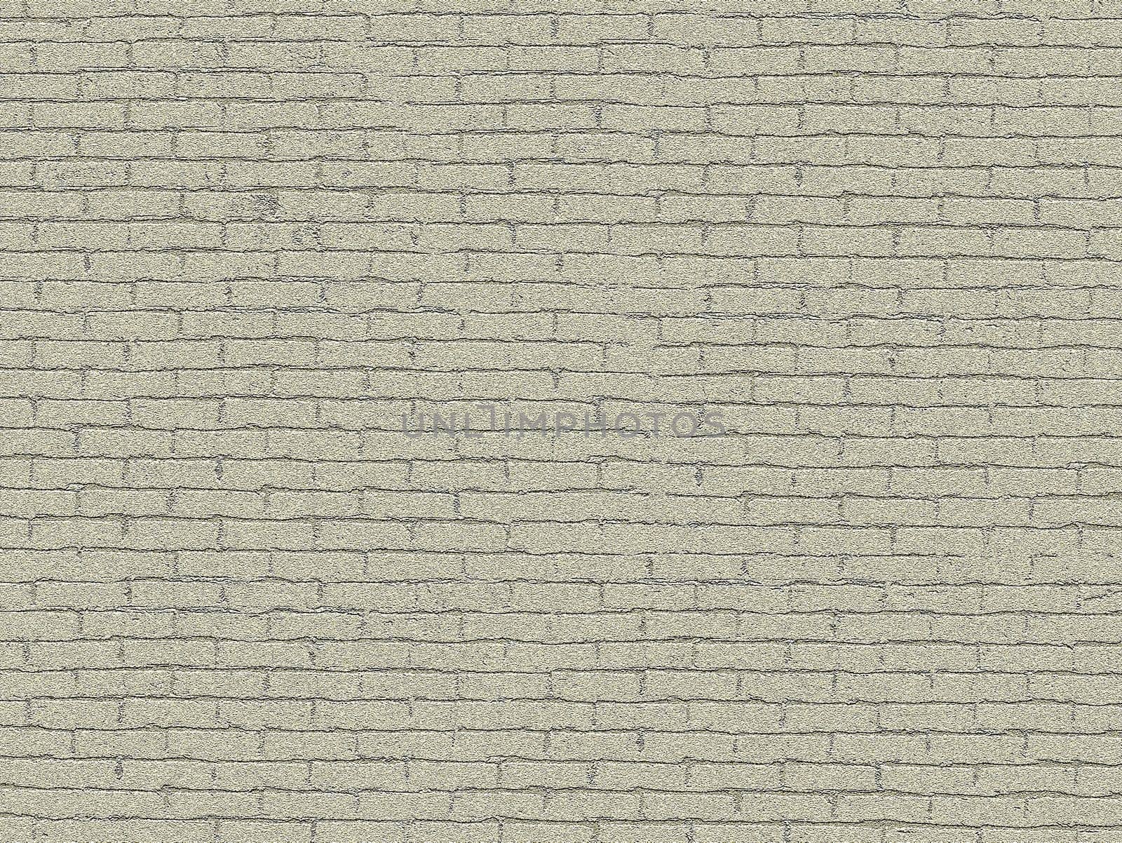 Rough background with a brick pattern on a gray background