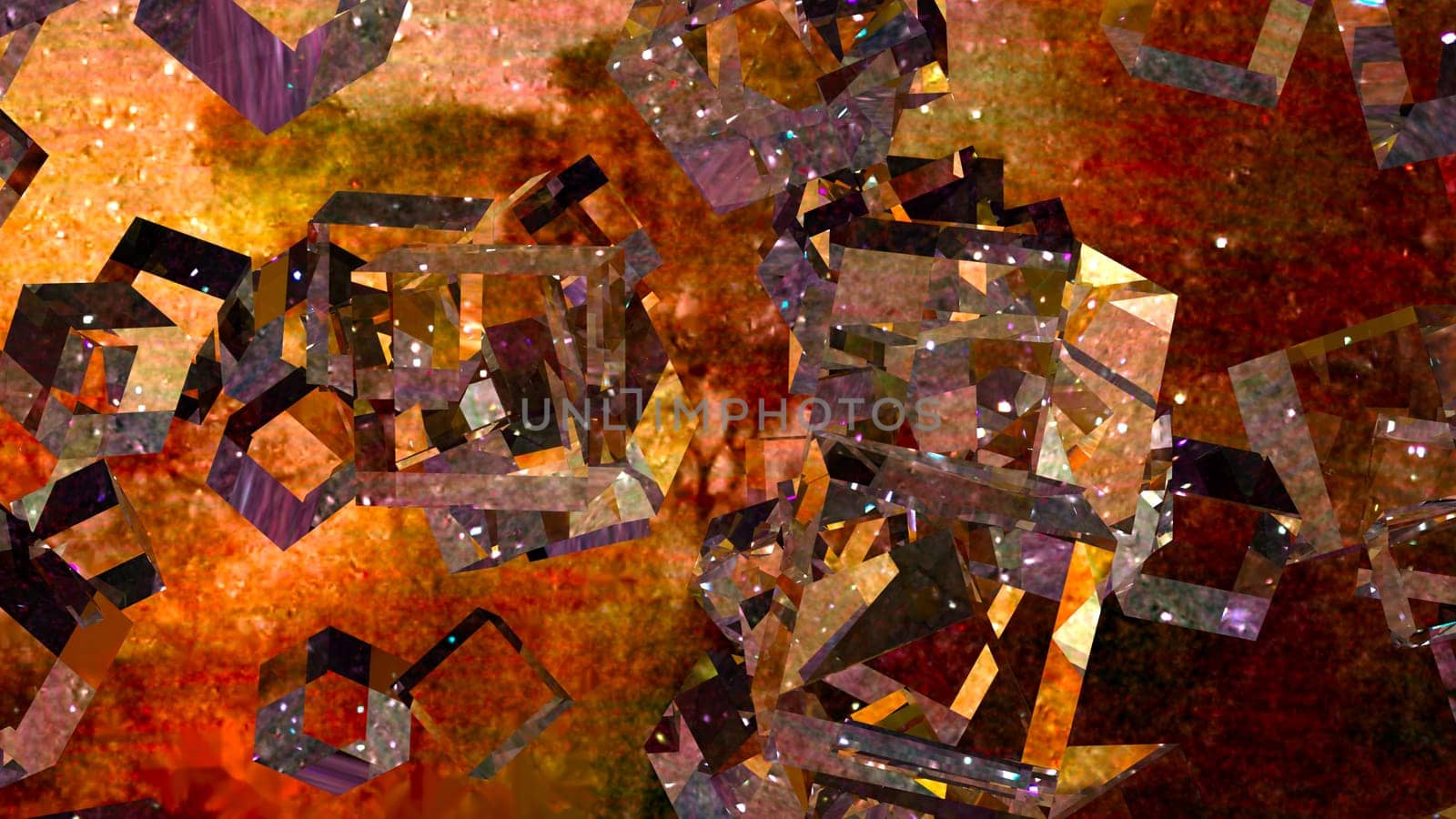 Abstract Colourful Background Digital Rendering . High quality photo