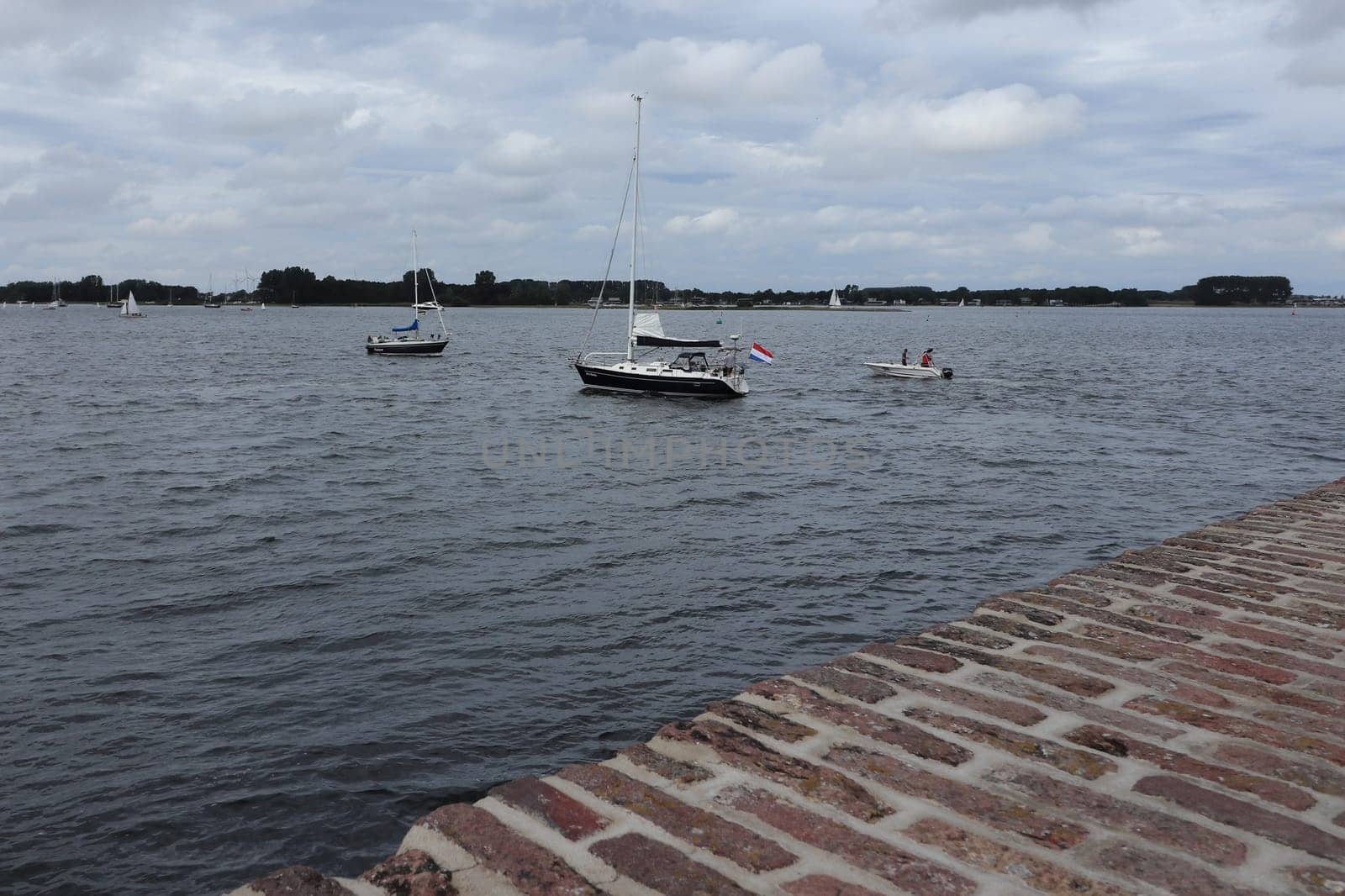 Veere, Netherlands July 6, 2019: Veere is a municipality with a population of 22,000 and a town with a population of 1,500 in the southwestern Netherlands, in the region of Walcheren in the province of Zeeland.