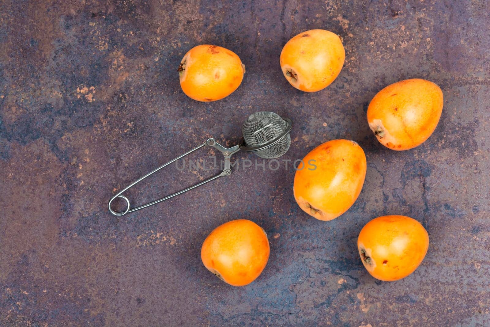Tasty fruit sauce or loquat jam for tea.