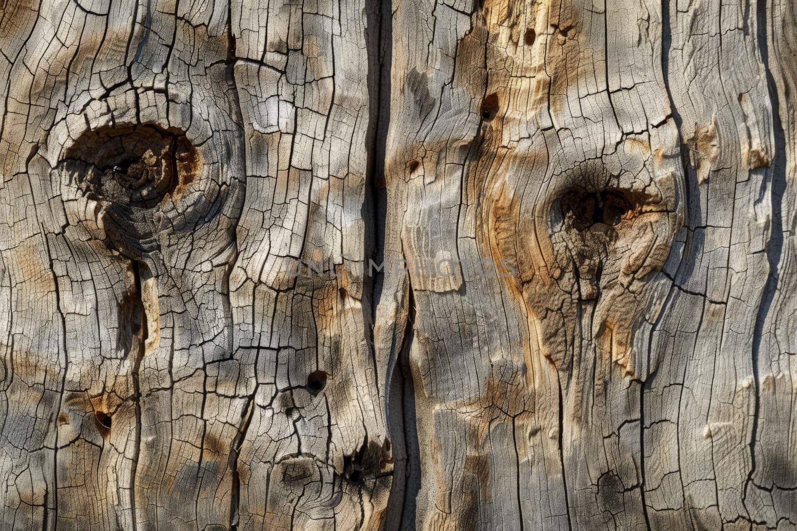 A beautiful piece of wood revealing a series of mysterious, artistic holes, inviting curiosity and wonder.