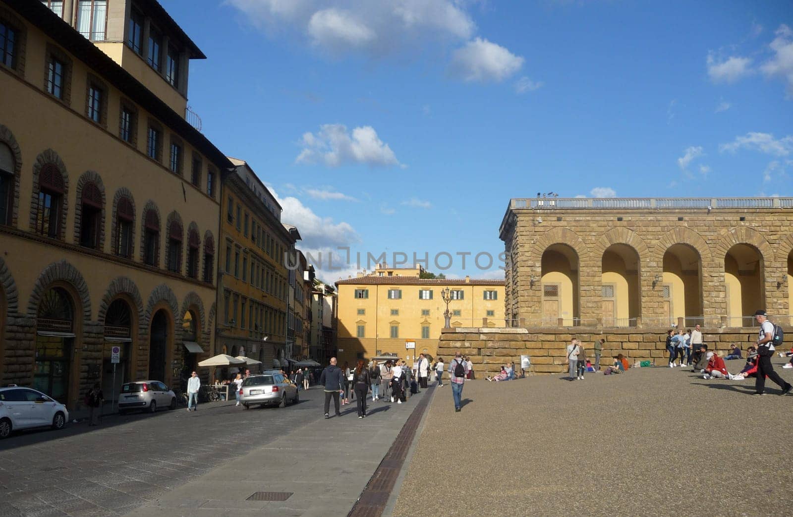 Florence, Italy October 7, 2019: Florence a city in central Italy and the capital city of the Tuscany region.
