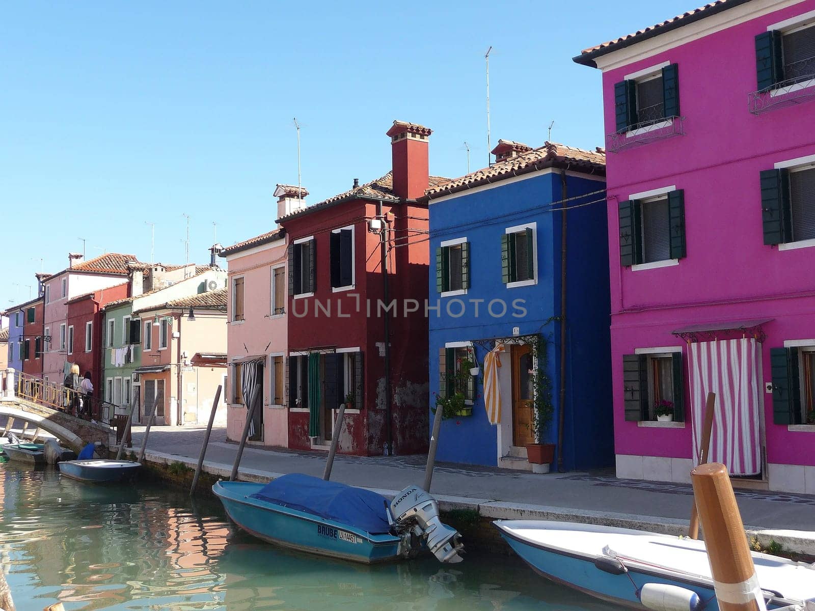 Burano, Italy October 11, 2019: Burano is an island in the Venetian Lagoon, northern Italy, near Torcello at the northern end of the lagoon