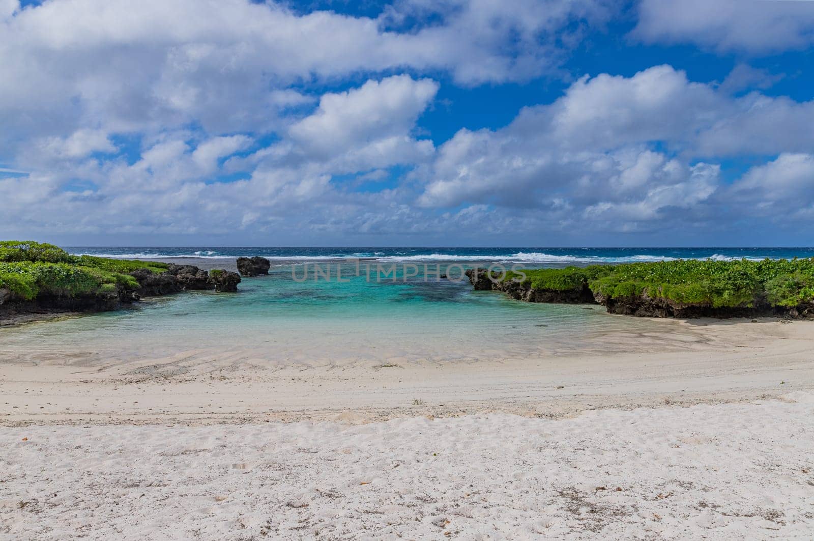 Beach on Efate Island, Vanuatu, near Port Vila - famous beach on the east coast