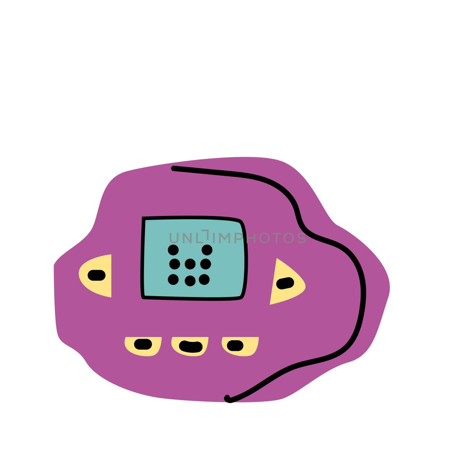90s retro element or 80s, or y2k element, retro style. Can use for stickers, banner, greeting card.