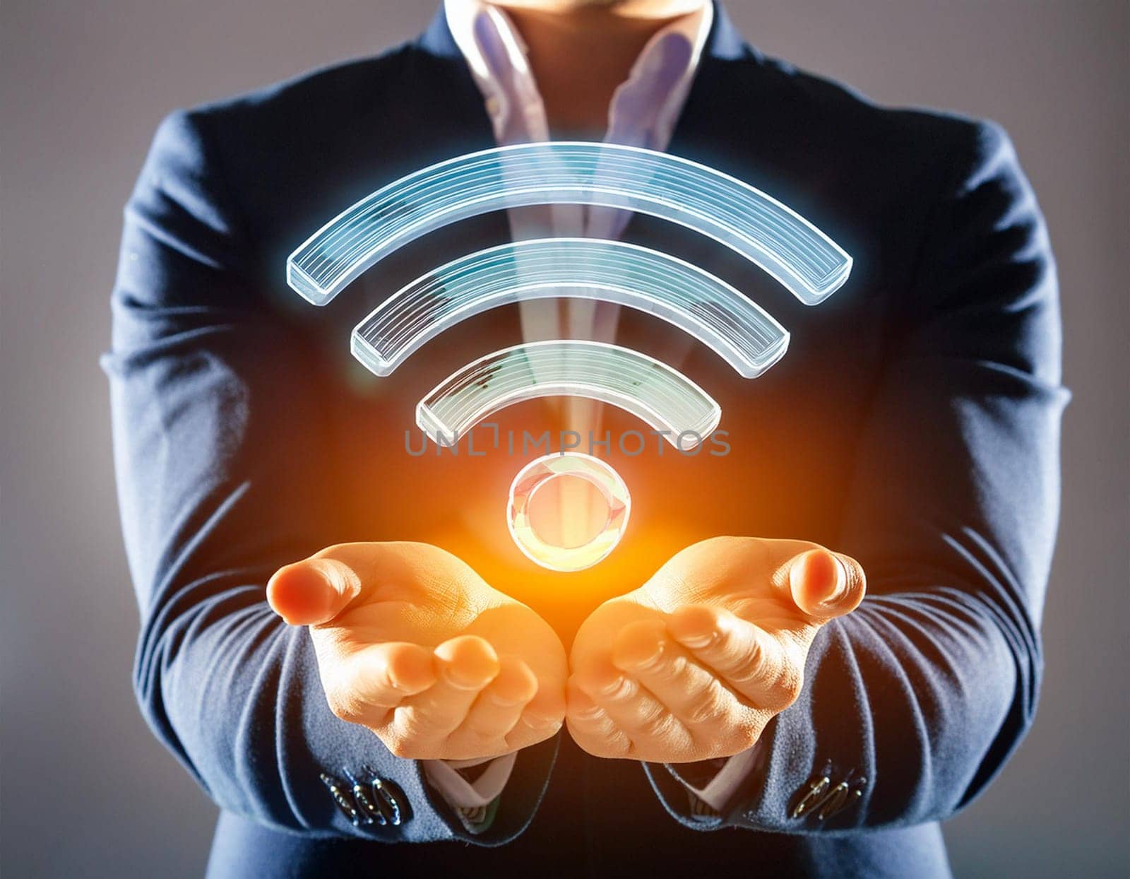 Wi-Fi network symbol. Wi-Fi sign with binary code. WiFi access, WiFi hotspot signal icon. Cellular connection zone. Data transfer. Router or mobile transmission.