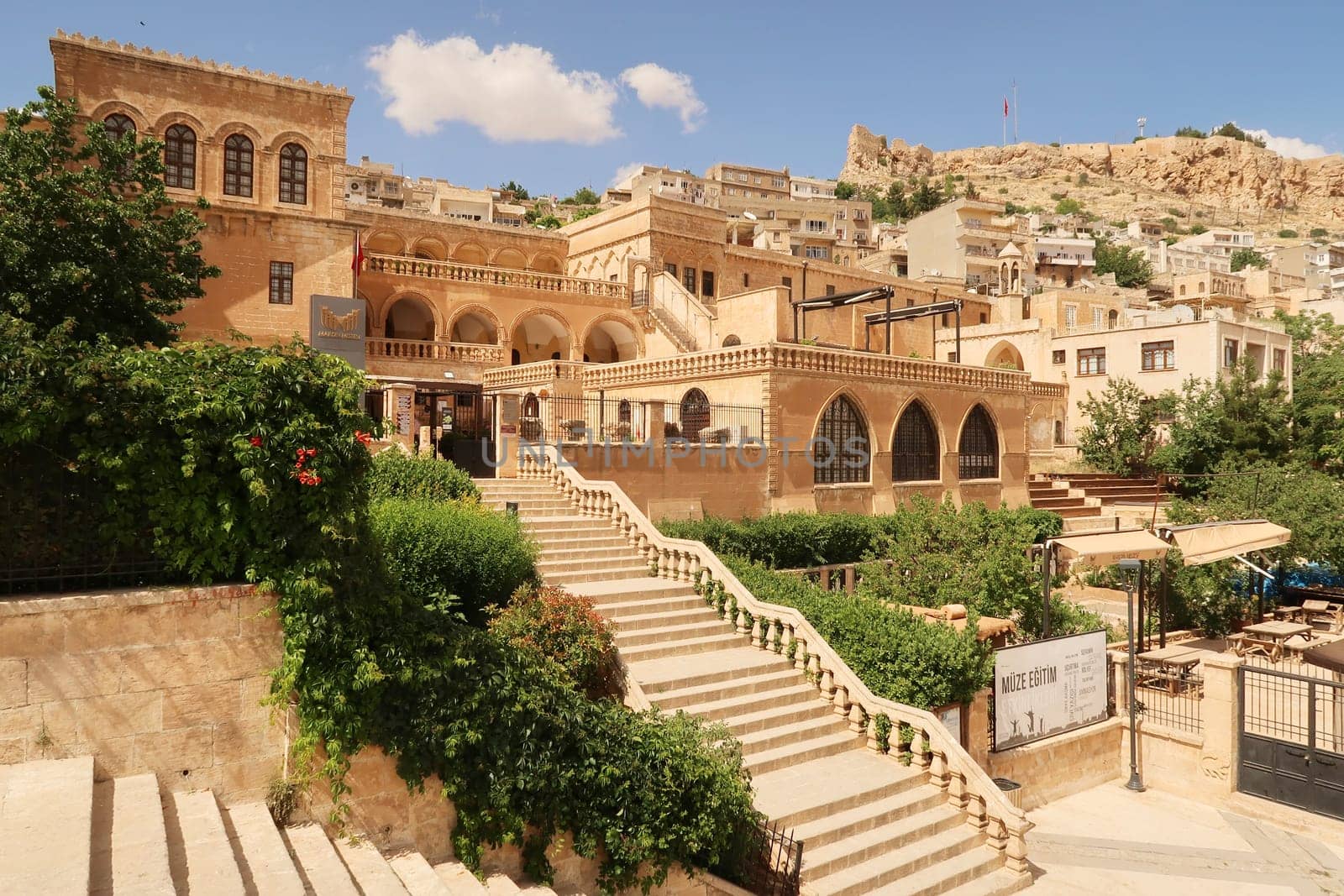 The beautiful traditional building that is housing the Museum of Mardin, Mardin, Turkey, 15th of June 2022