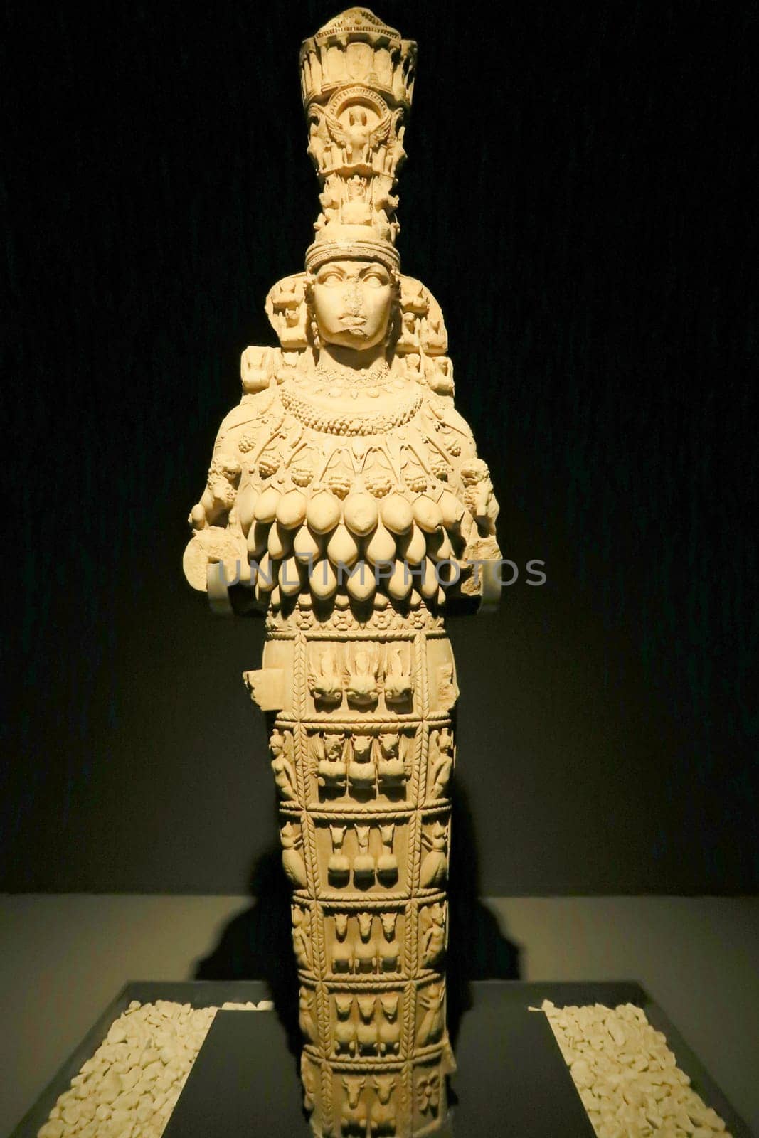 The Artemis Statue of Ephesus, displayed at the archaeological museum of Ephesus, Selcuk, Turkey 18th of May 2022