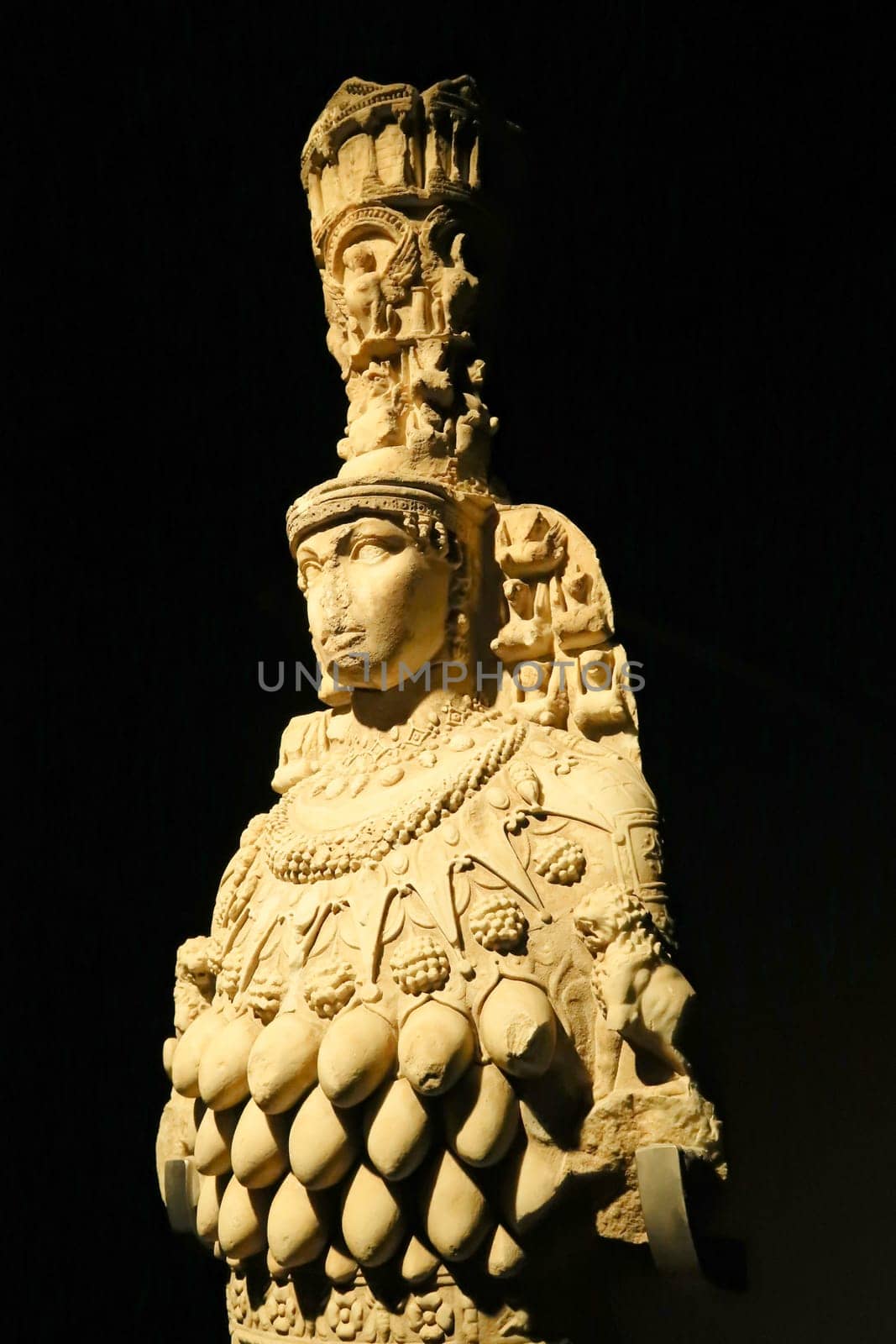 The beautiful Artemis Statue of Ephesus, displayed at the archaeological museum of Ephesus, Selcuk, Turkey 18th of May 2022
