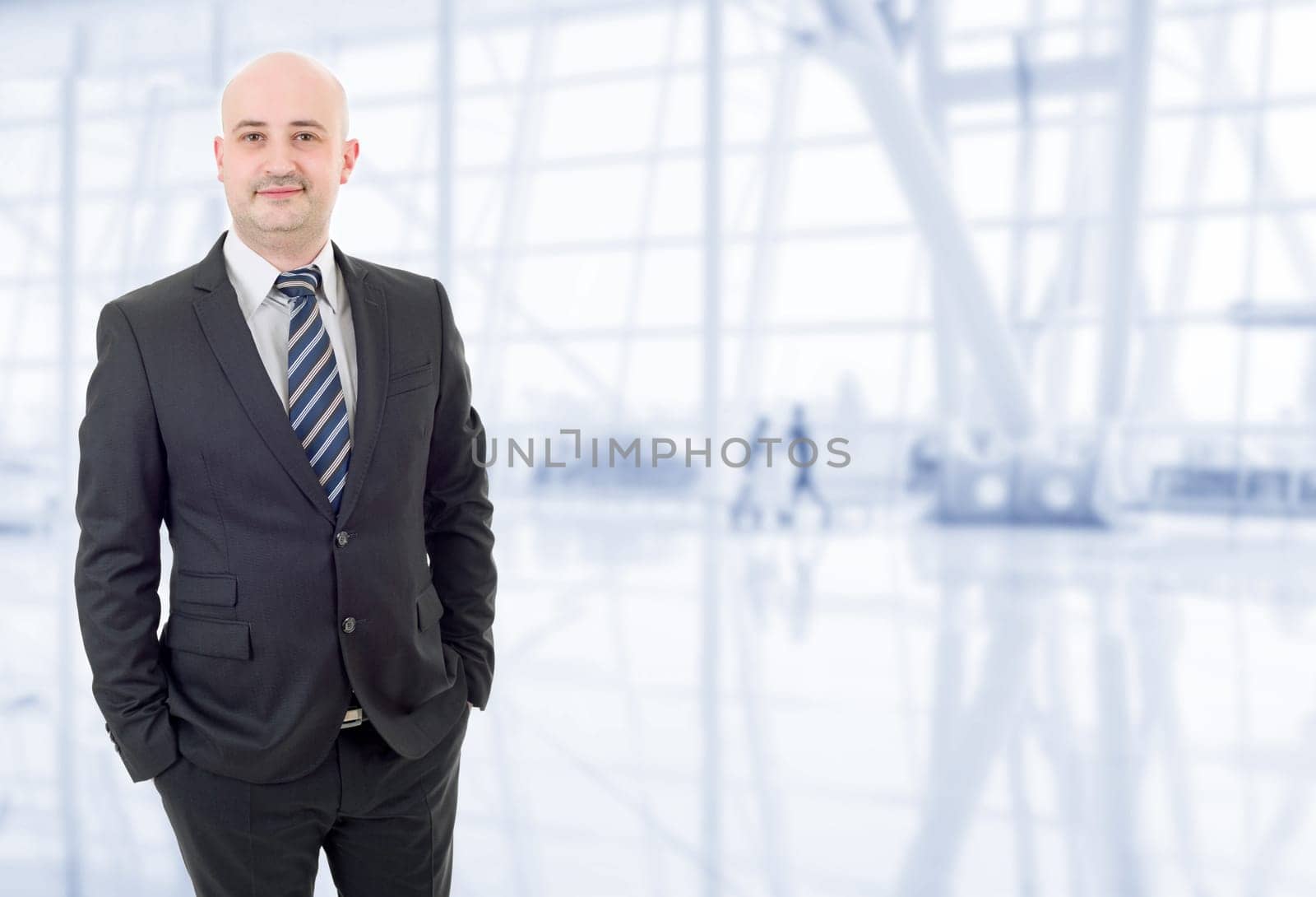 young business man portrait at the office