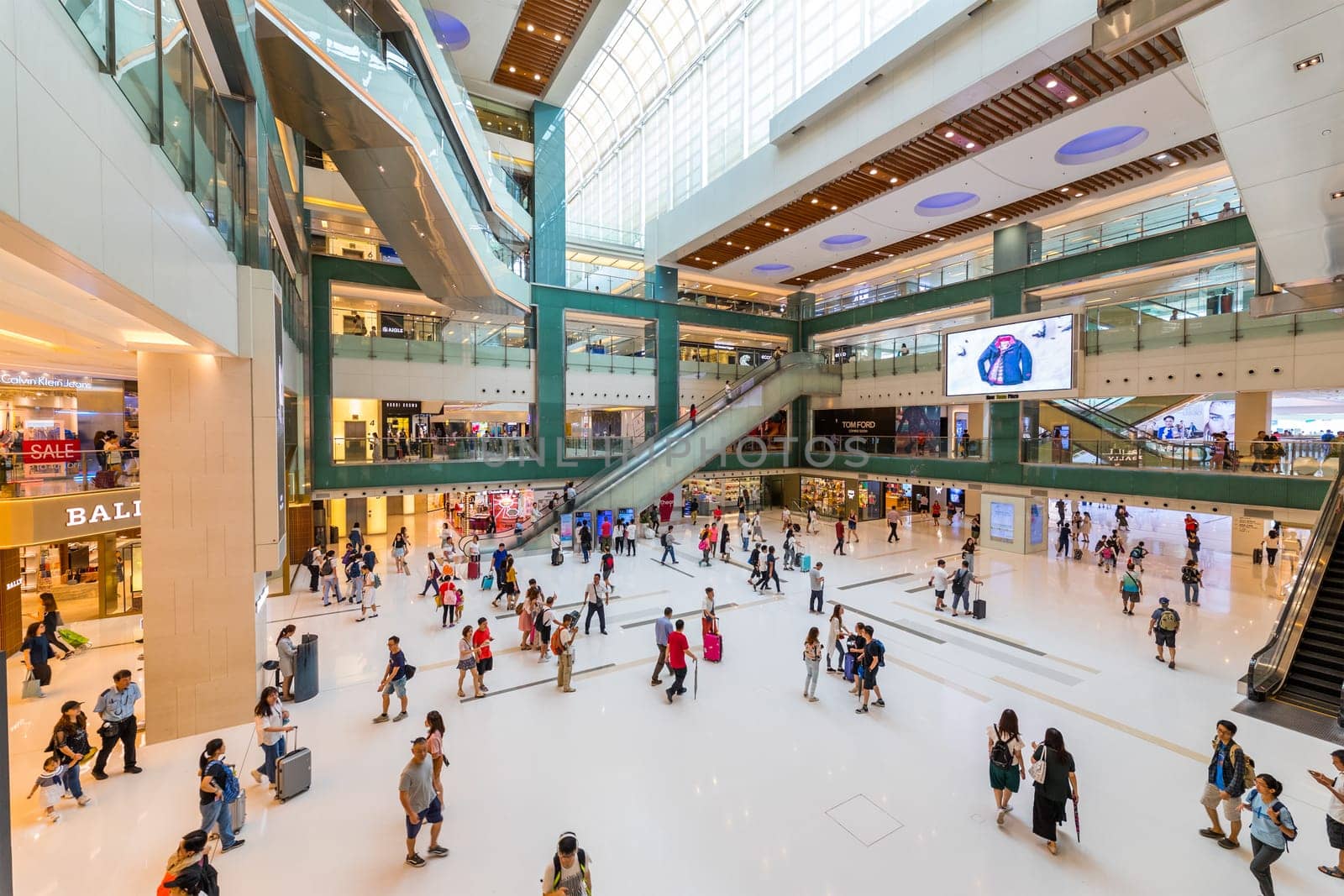 Sha Tin, Hong Kong 03 June 2019: Shopping centre
