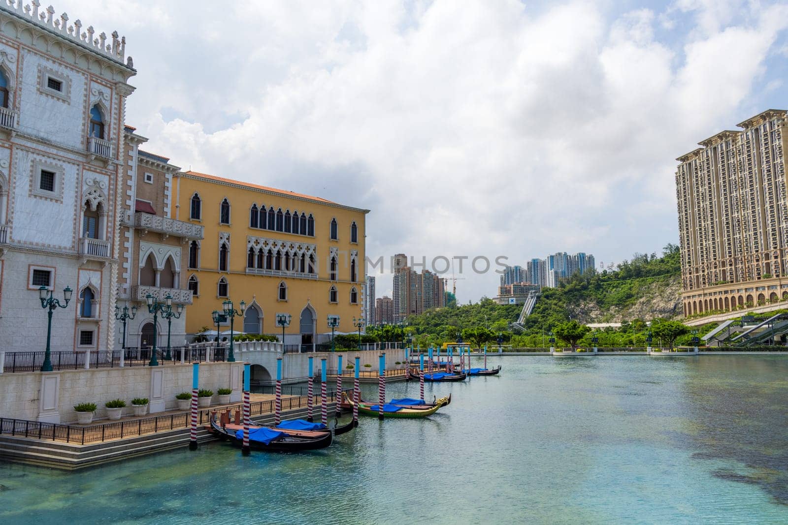 Macau 29 June 2023: Macau hotel in the city downtown at Taipa