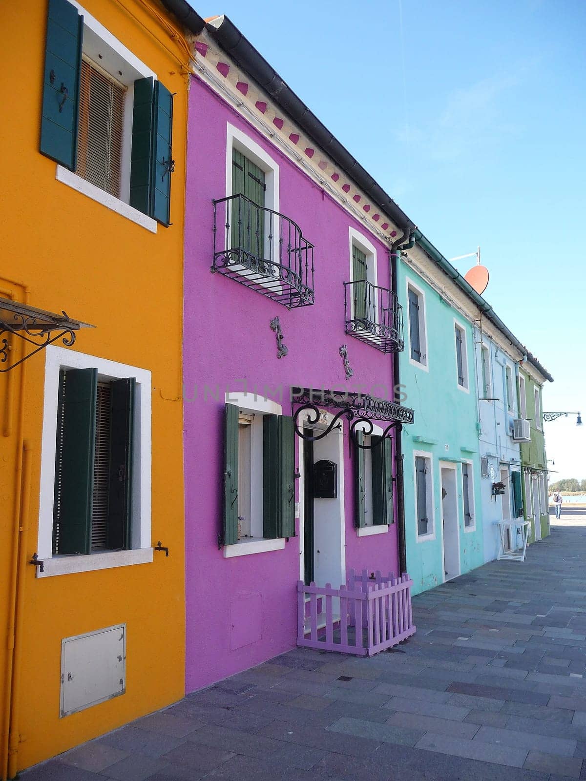 Burano, Italy October 11, 2019: Burano is an island in the Venetian Lagoon, northern Italy, near Torcello at the northern end of the lagoon
