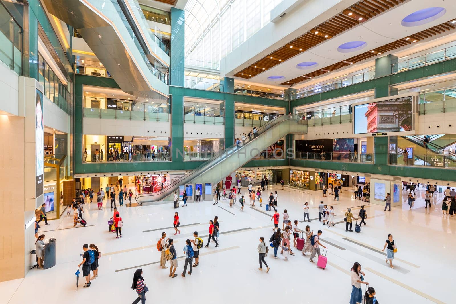 Sha Tin, Hong Kong 03 June 2019: Shopping centre