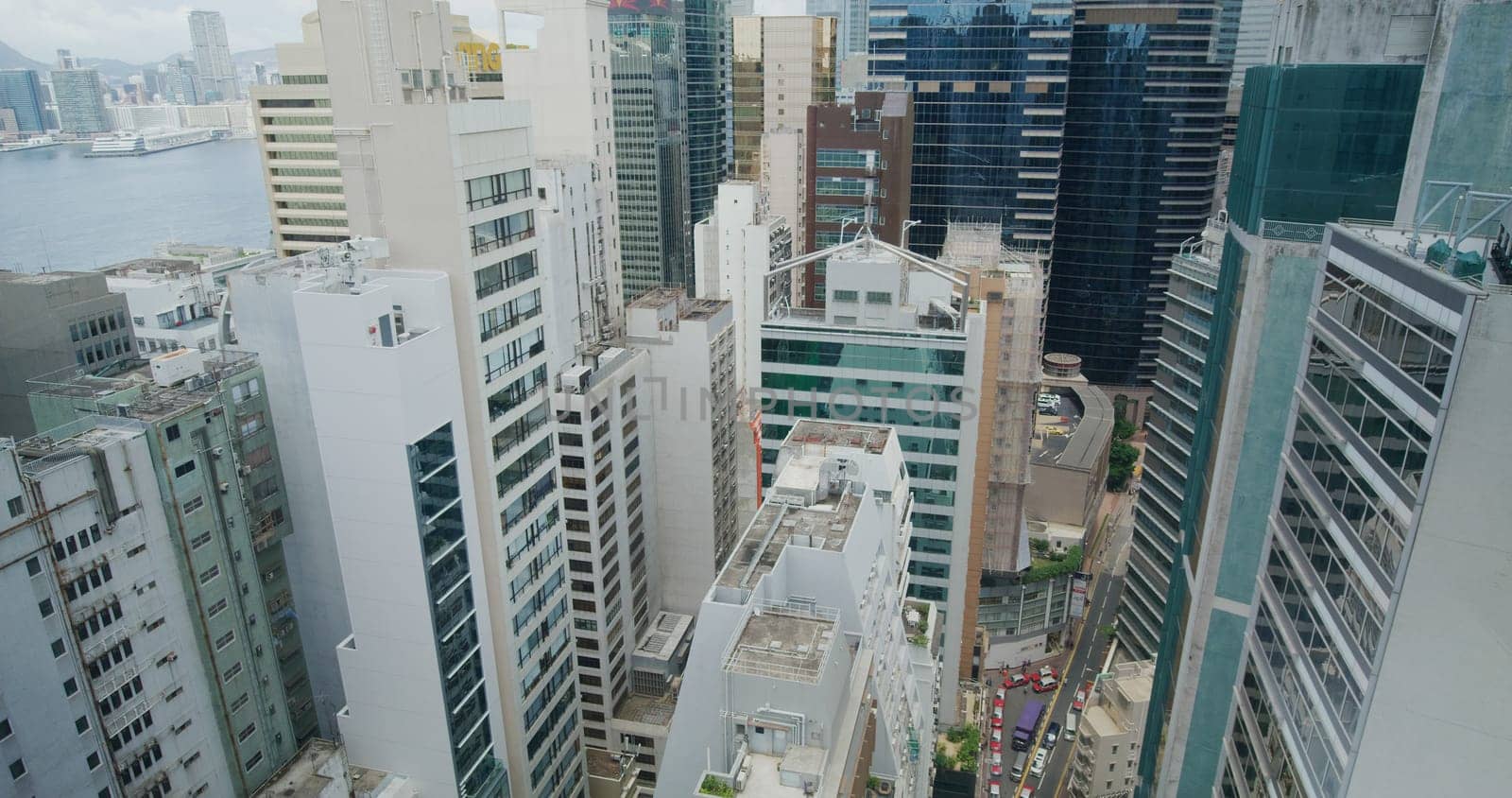 Sheung Wan, Hong Kong 09 July 2021: Hong Kong business district