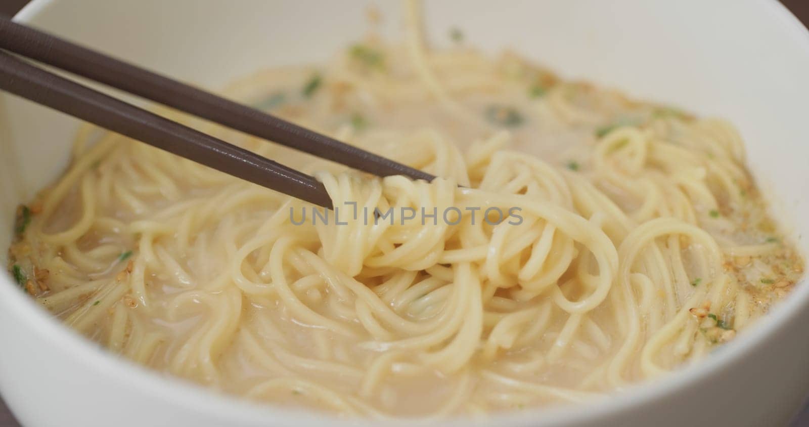 Eat with homemade ramen at home