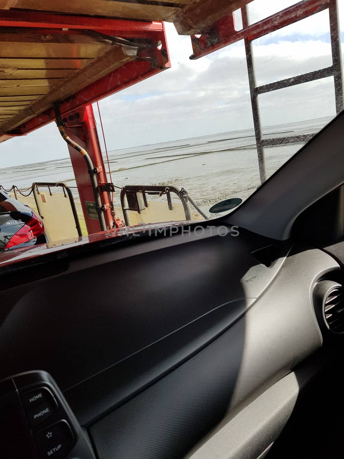 The car train to westerland on sylt