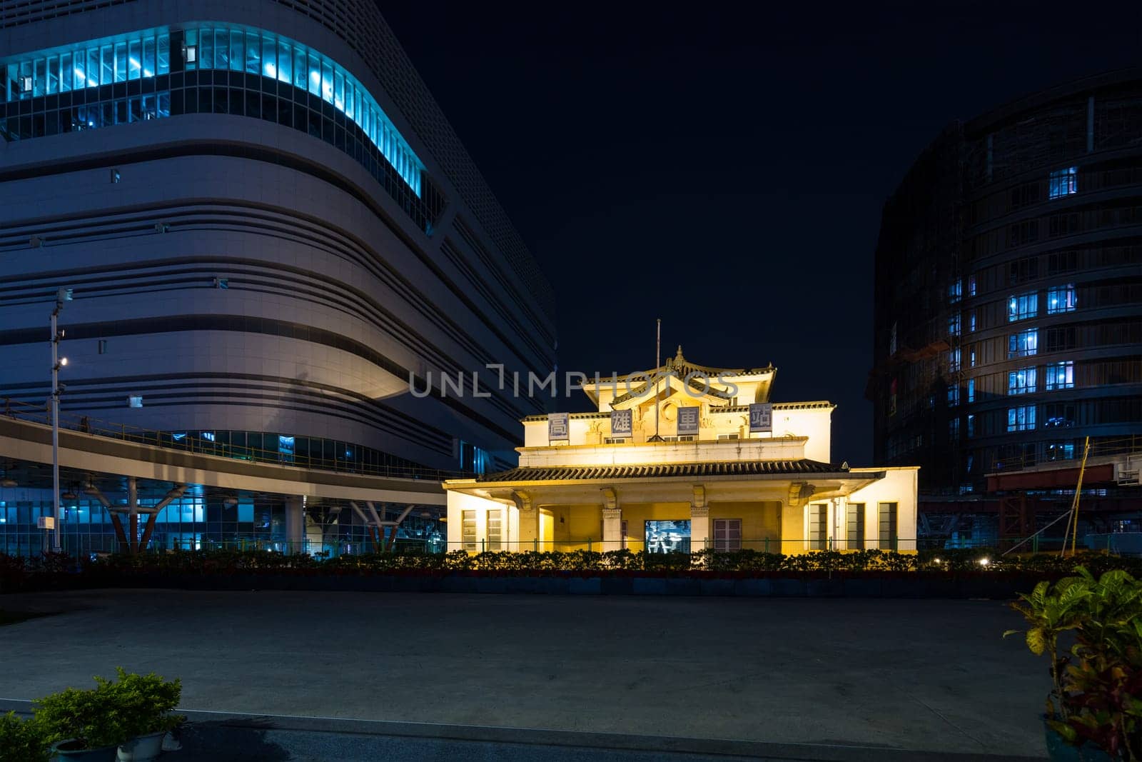 Taiwan 01 February 2024: Kaohsiung station in Taiwan