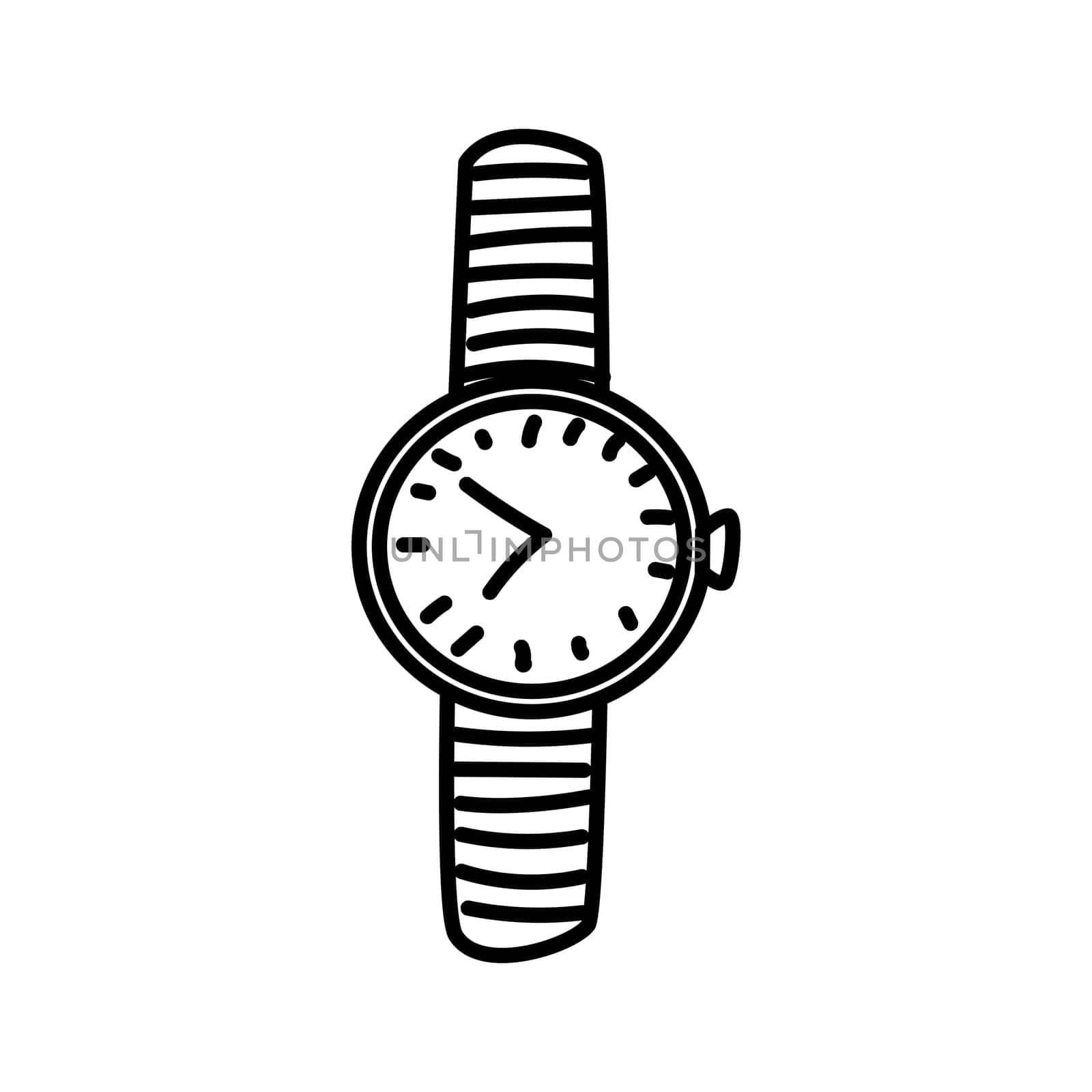 Daddy accessory for fathers holiday celebration design. Dad item clock.