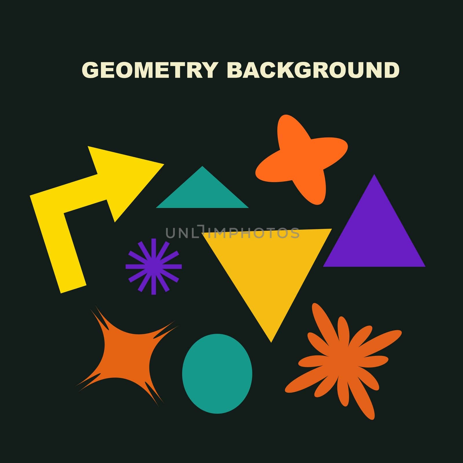 Brutalist posters set with naive playfull shapes and smile stickers. Retro abstract shapes backgrounds. Brutal contemporary figure circle oval wave patterns. Geometric posters in modern brutalist style.