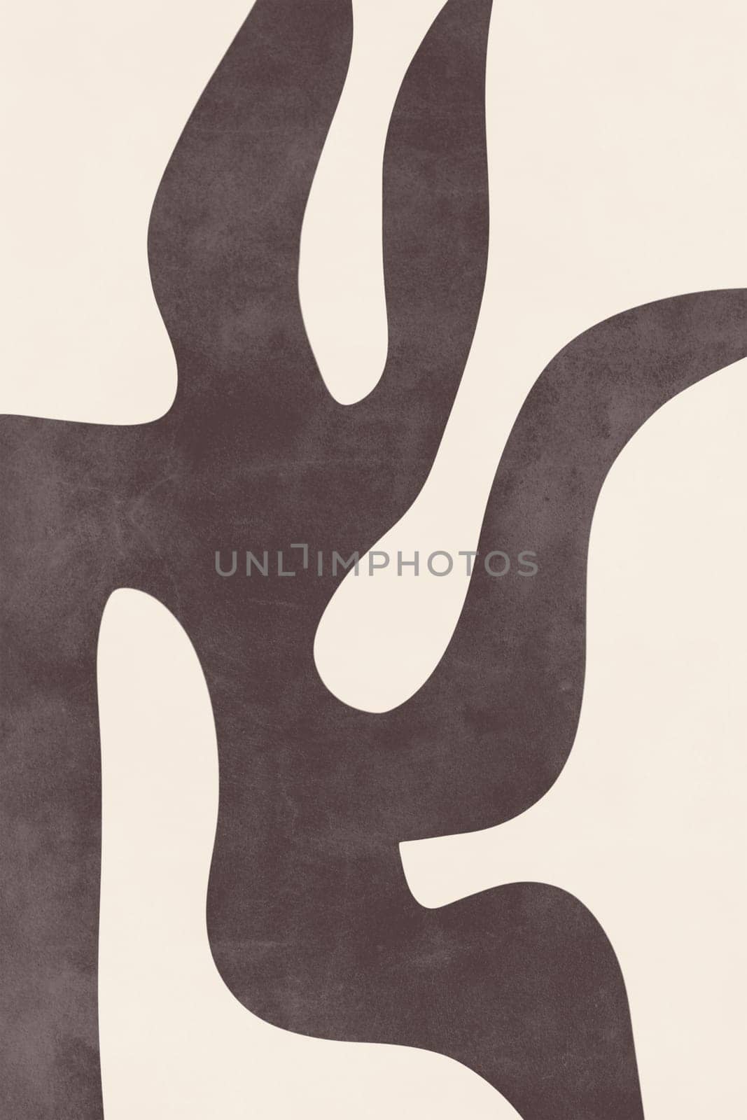Printable wall art poster print. Hand drawn minimalism design for scandinavian interior.