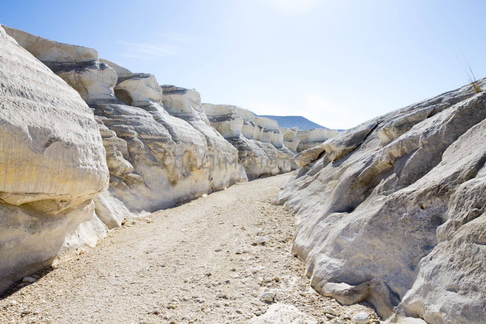 Jylshy canyon view, Mangystau region, Kazakhstan. Central asia travel