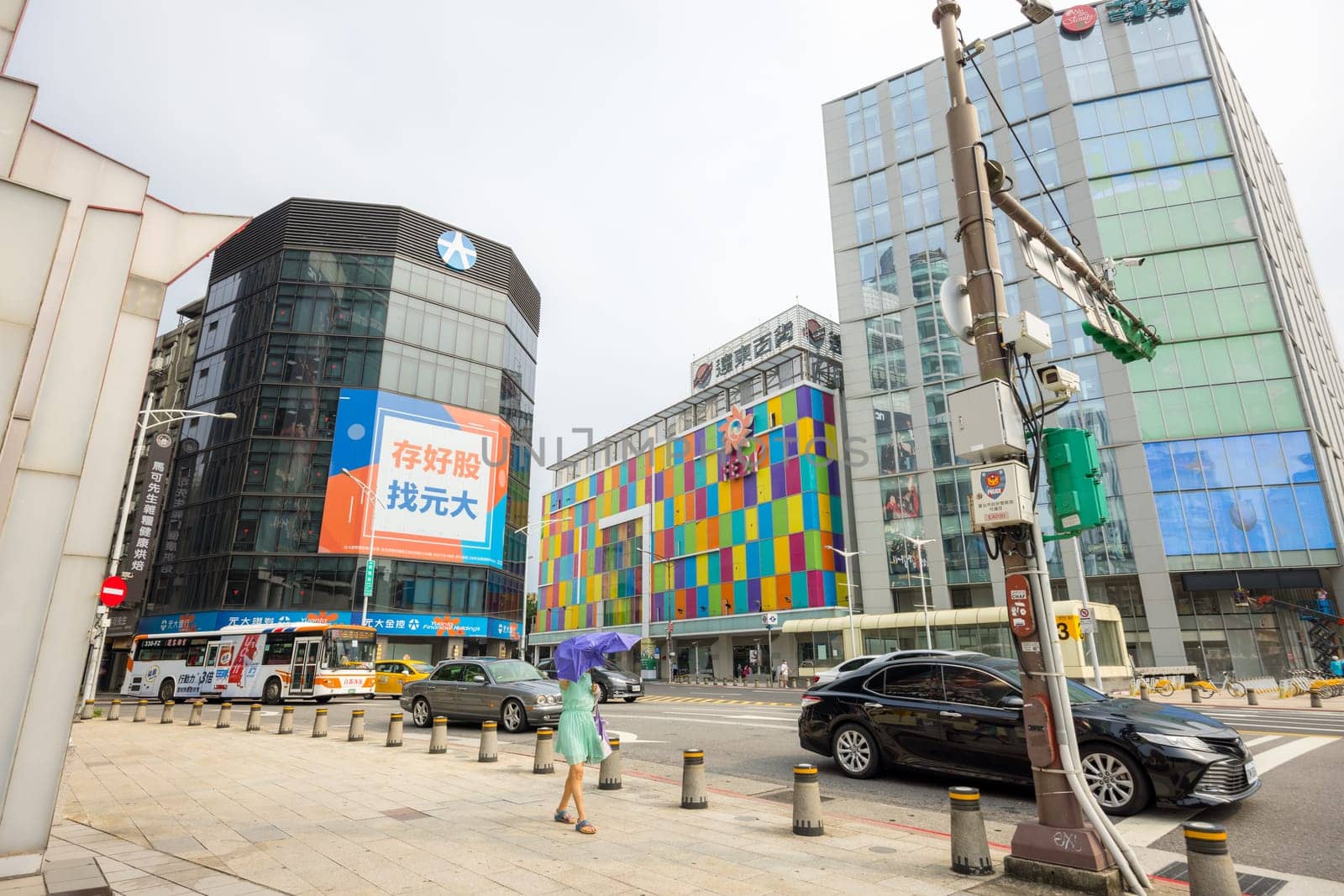 Taipei, Taiwan 13 September 2023: Taipei city in ximending district