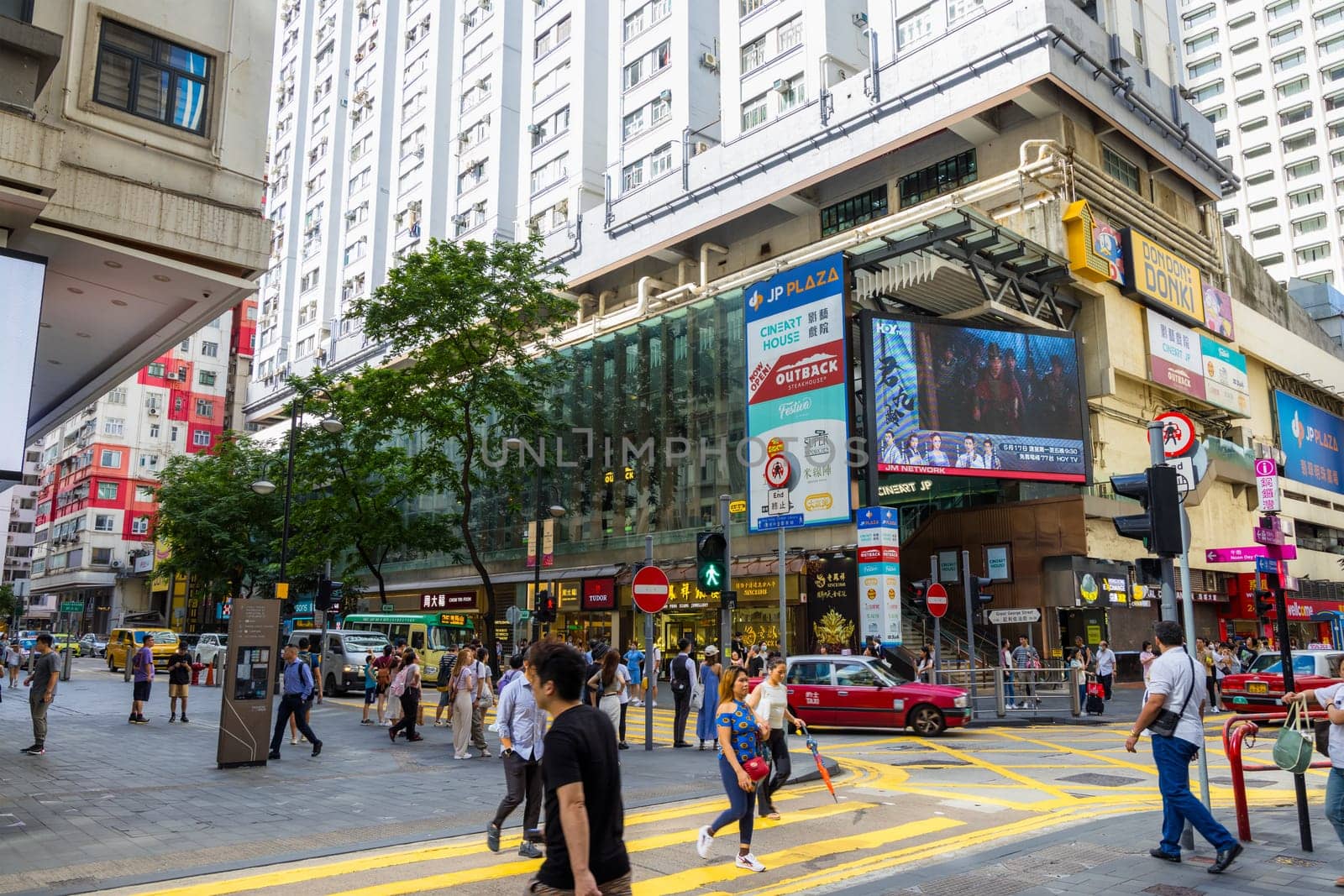 Hong Kong 26 June 2023: Hong Kong city in Causeway Bay district