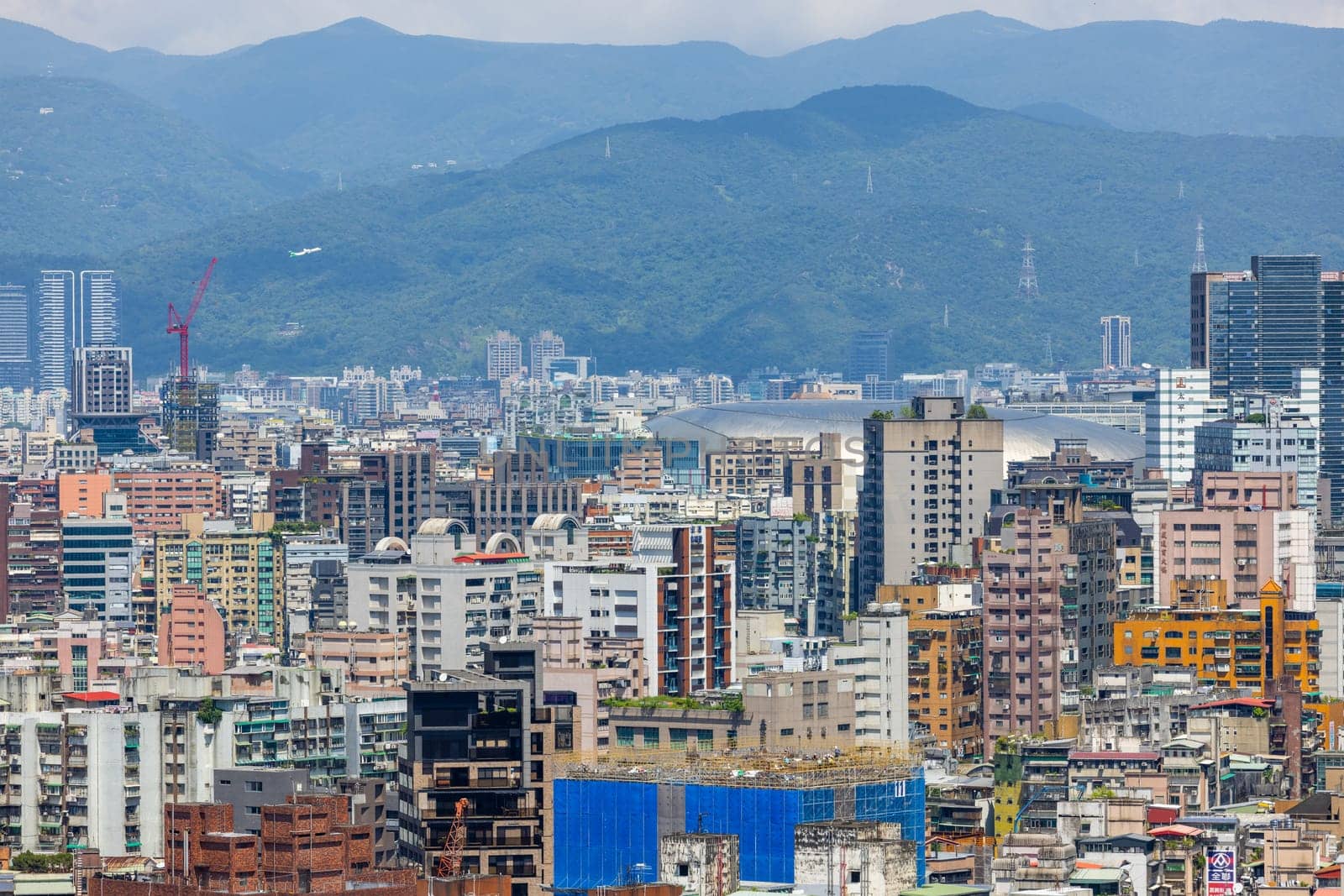 Taipei, Taiwan 28 September 2022: Taipei city downtown