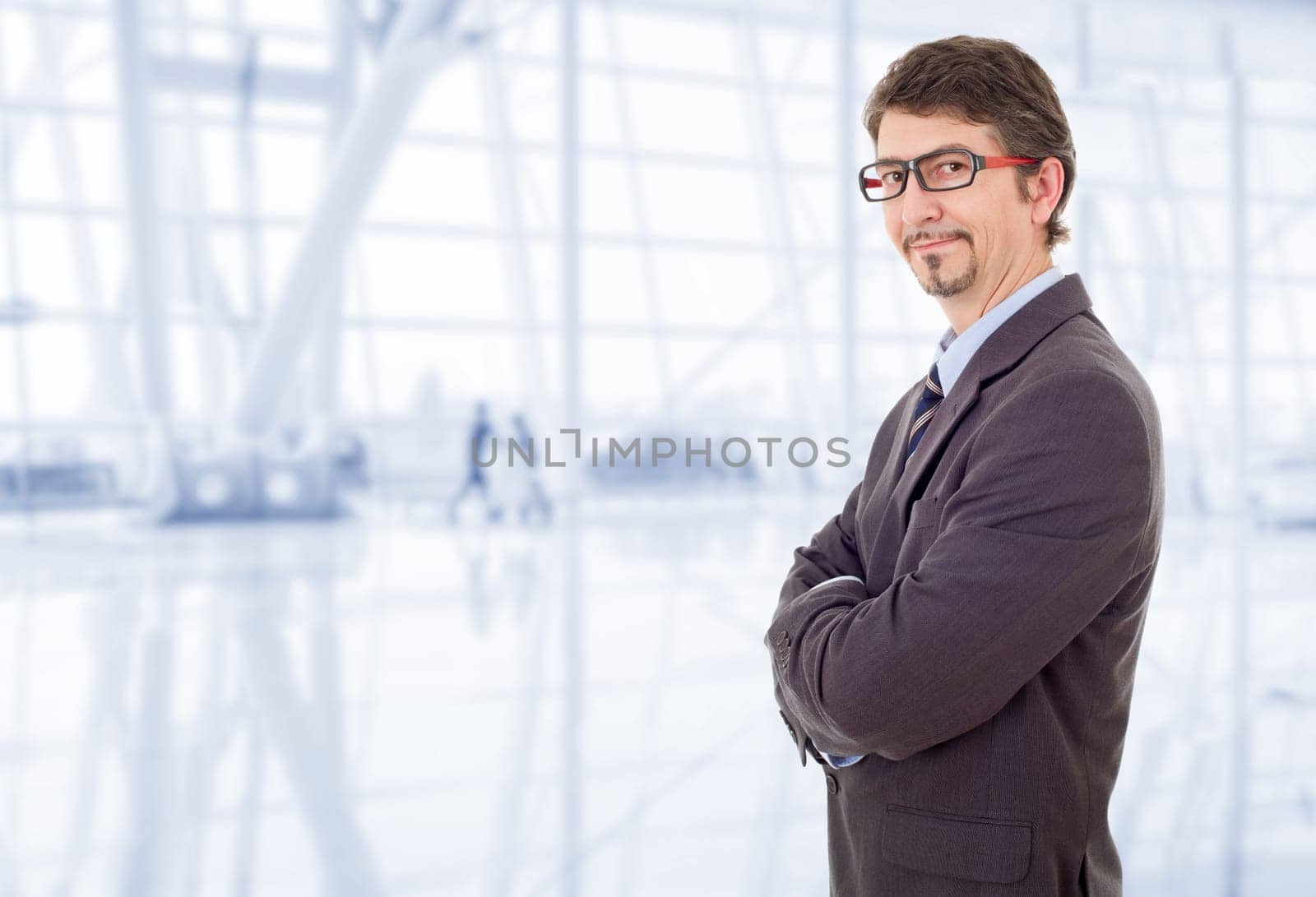 young business man portrait at the office
