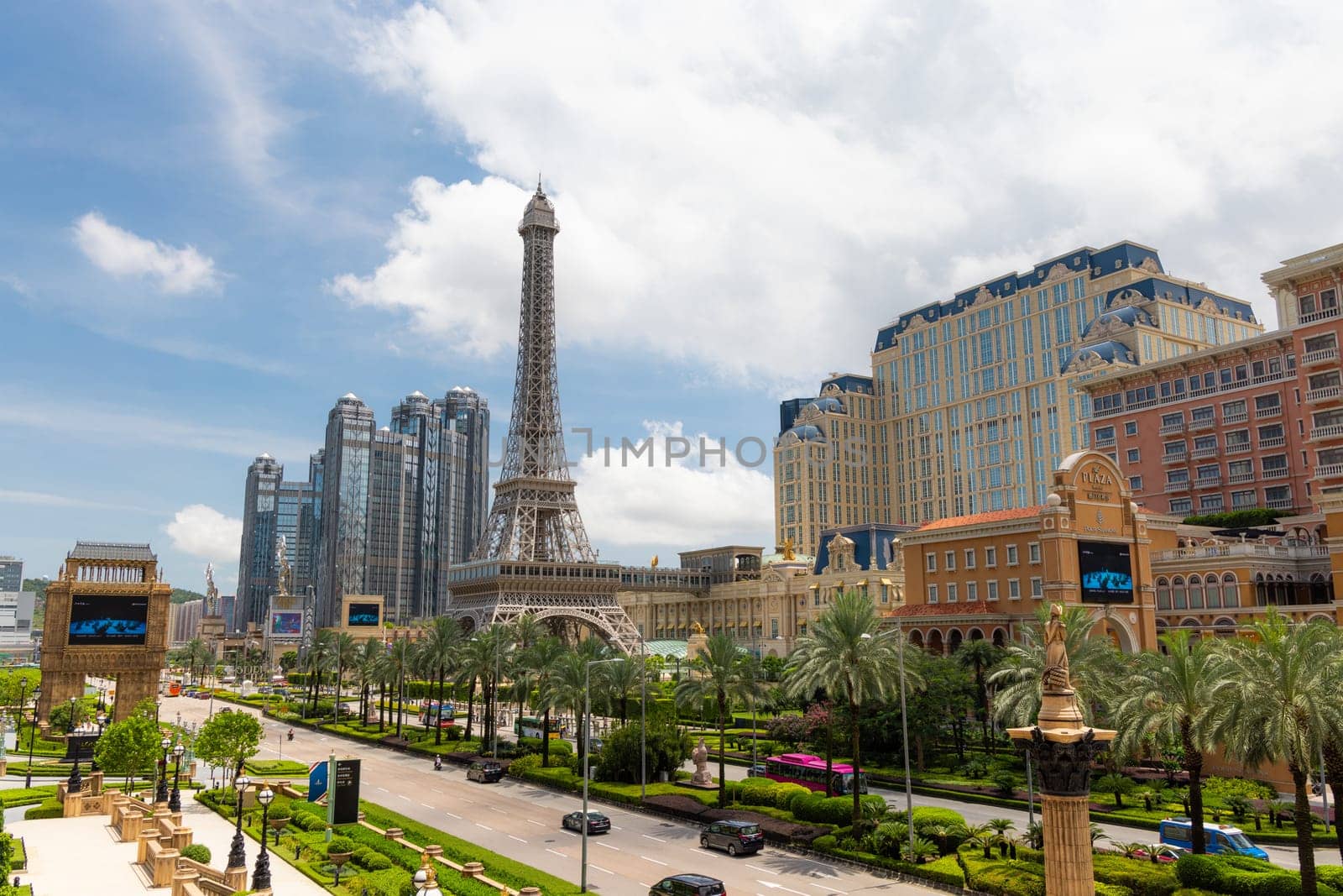 Macau 28 June 2023: The Londoner hotel in Macau city
