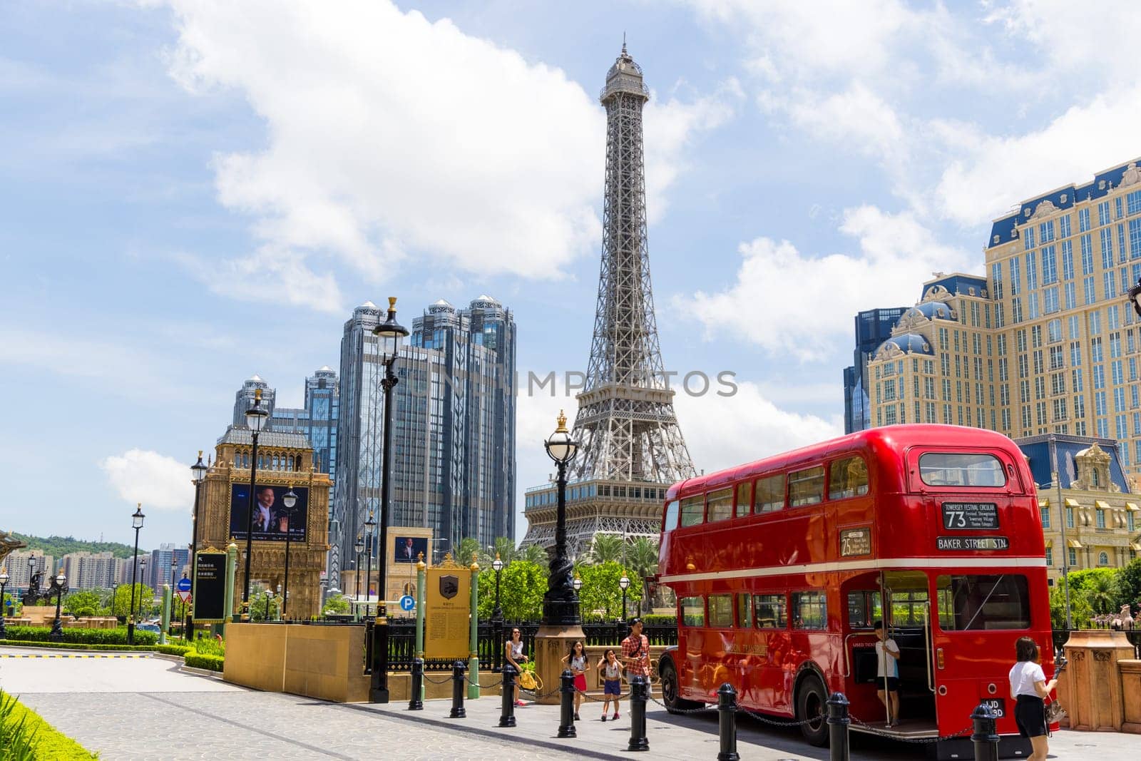 Macau 29 June 2023: Macau Londoner in city at Taipa