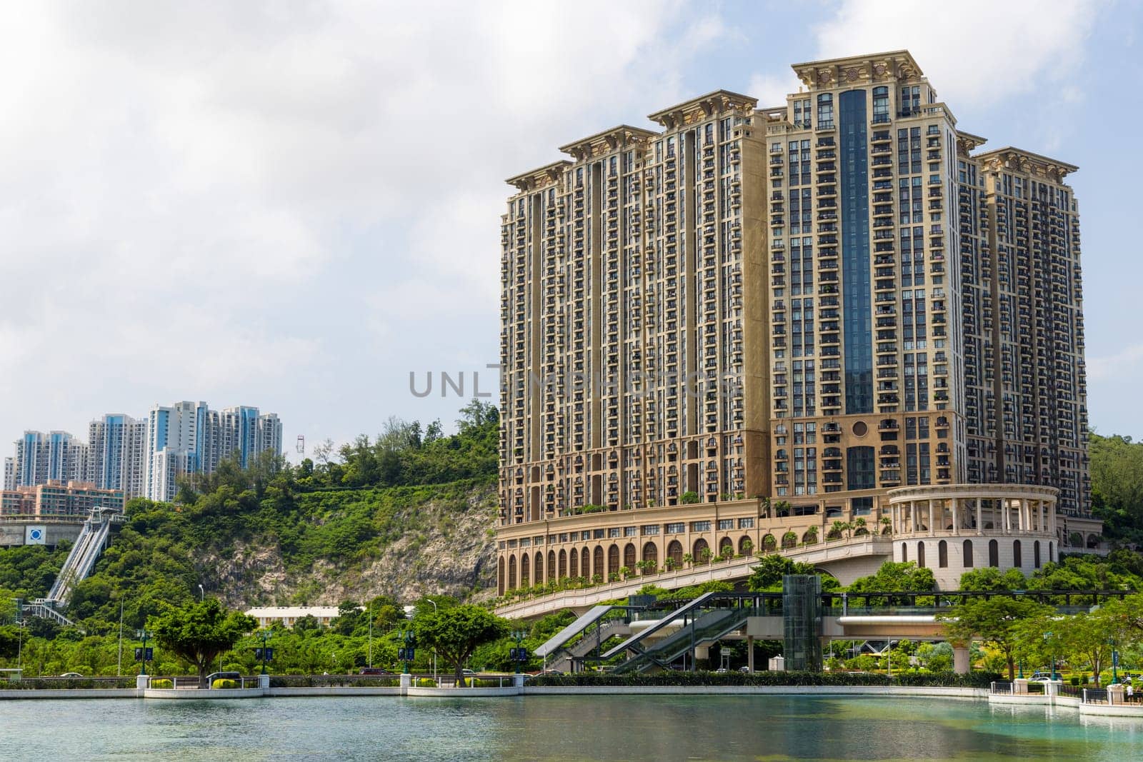 Macau 29 June 2023: Residential building in Macau city